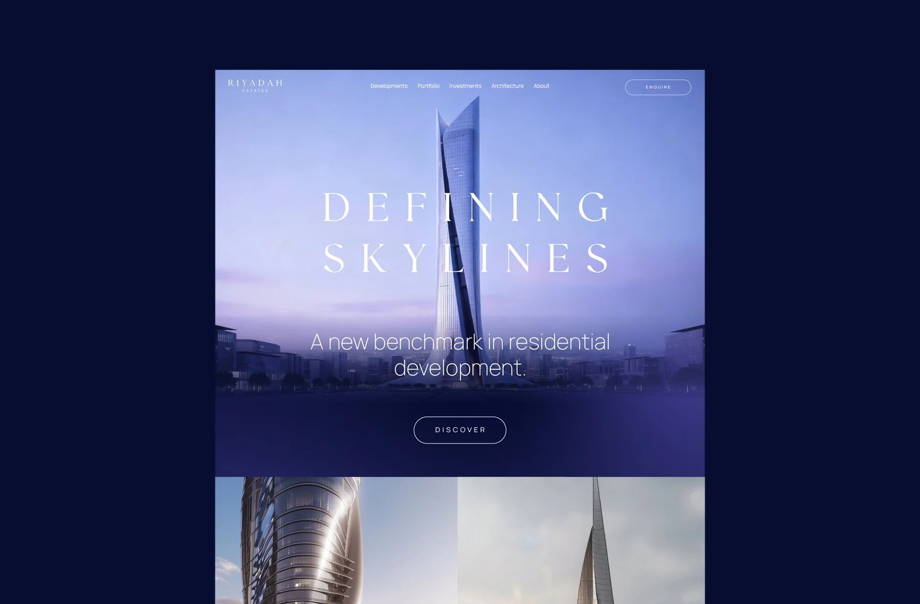 Premium Real Estate Agency UX & Website Design