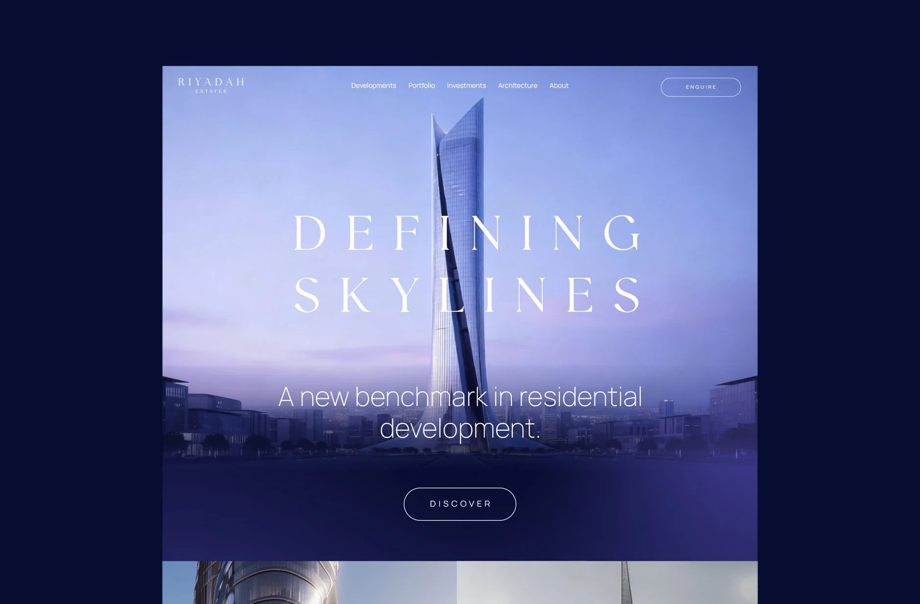 Premium Real Estate Agency Website Design