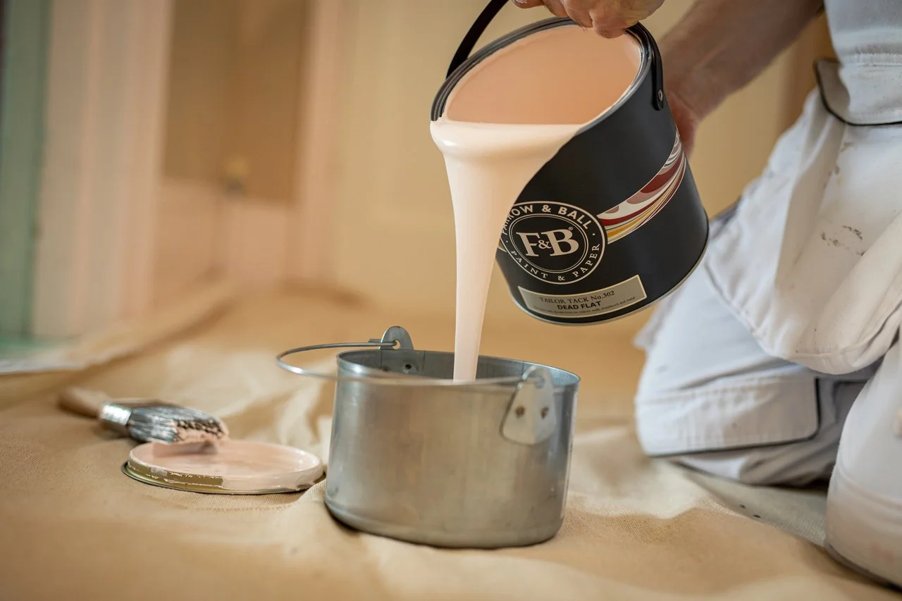 préparation peinture Farrow & Ball