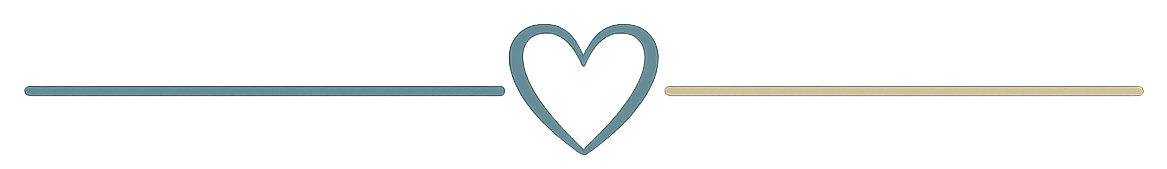 A neon sign with blue and gray heart symbols and horizontal lines on a black background.