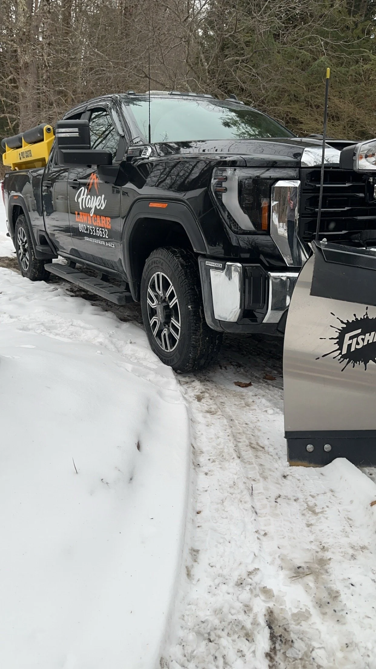 Photo of Hayes Truck with snow plow
