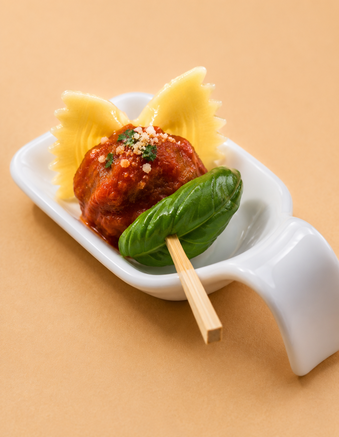FARFALLE WITH MEATBALLS ファルファッレとミートボール