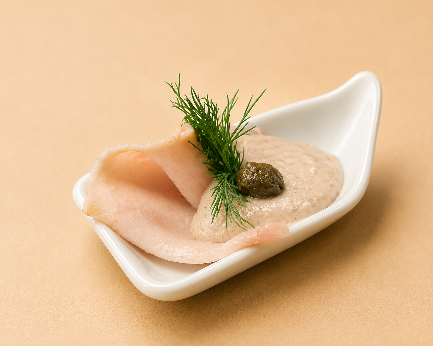 ROAST HAM WITH TUNA SAUCE ロースハムとツナソース