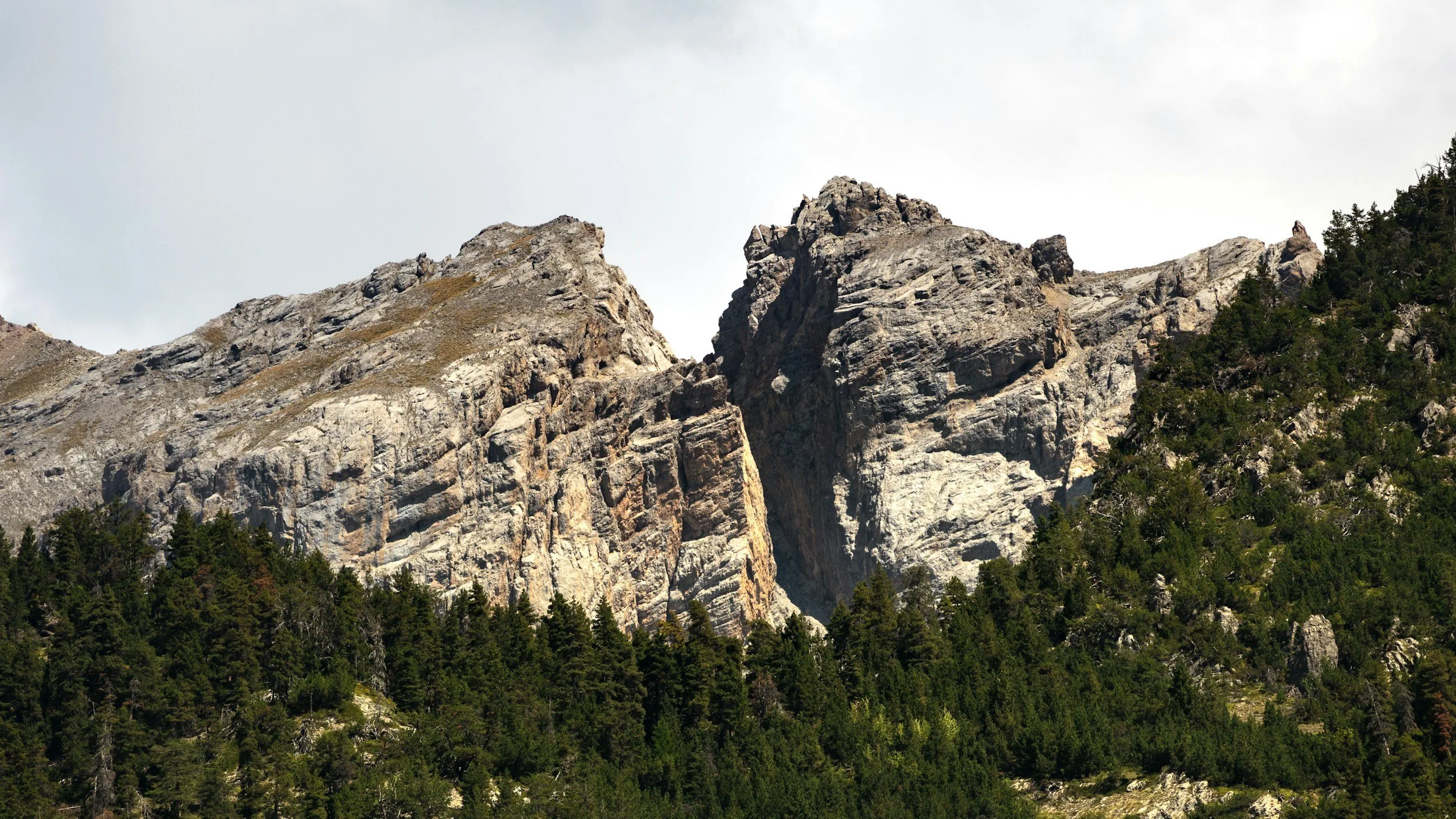 en bergstopp