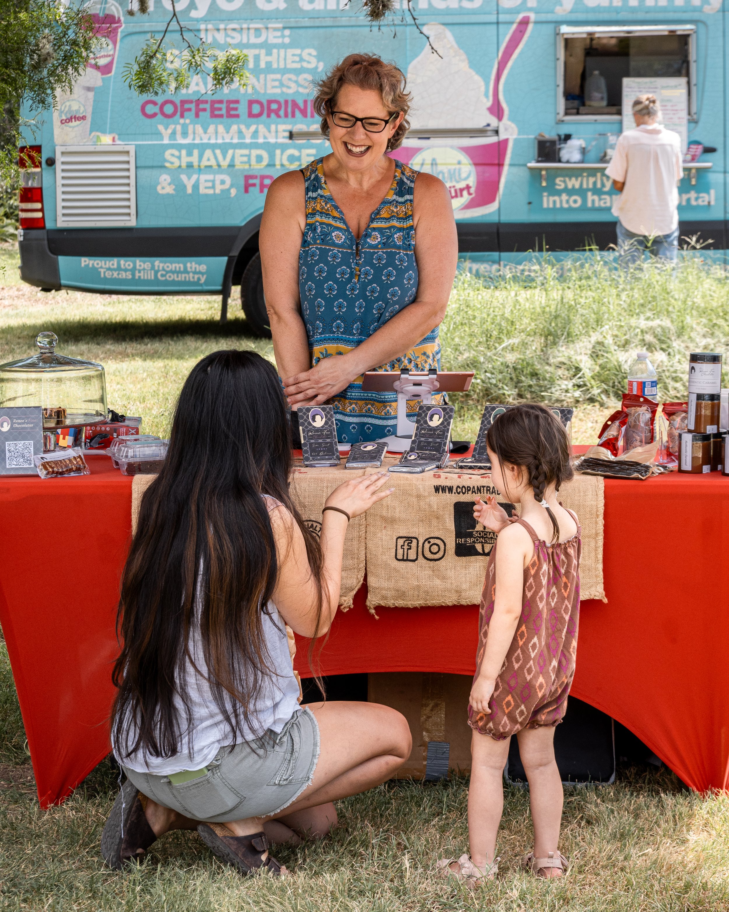 Renee's Chocolates Vendor and Shoppers