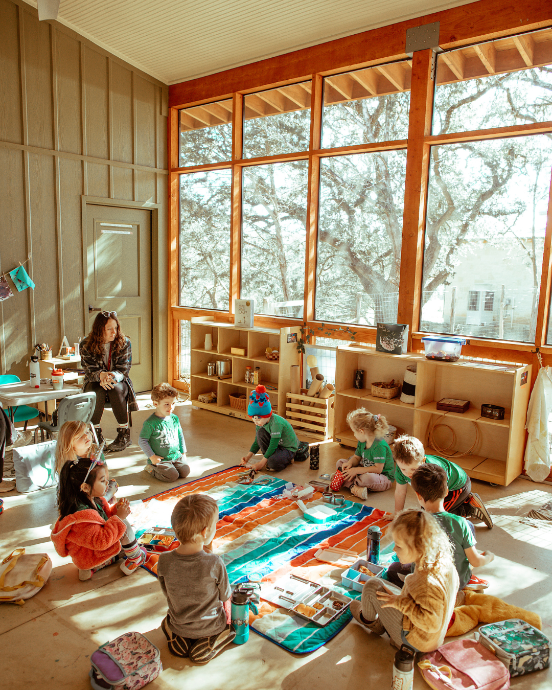 Nest cottage classroom circle time