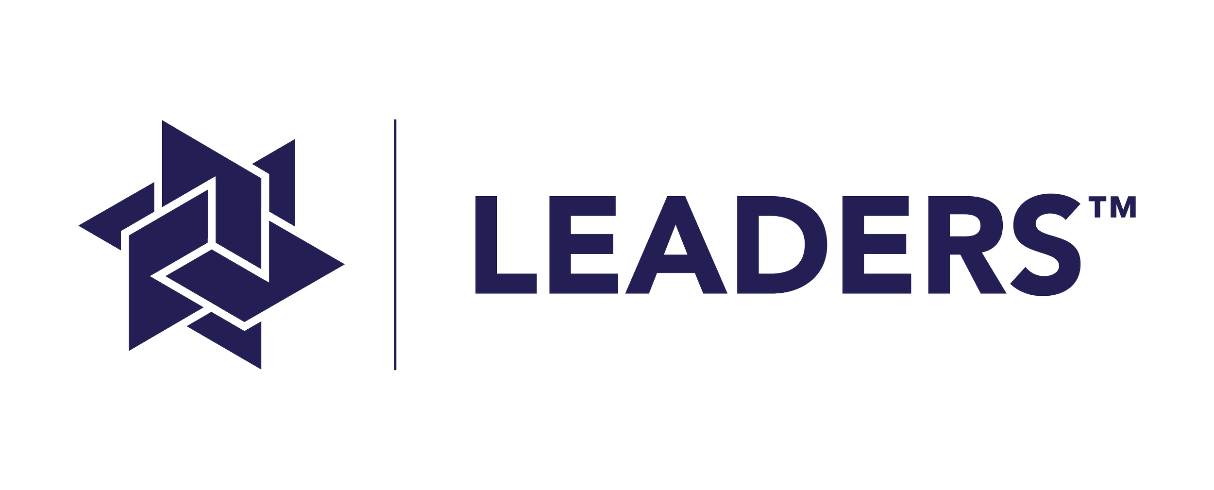 The image features the logo for Leaders, consisting of abstract geometric shapes on the left and the word 'LEADERS' in uppercase letters on the right.