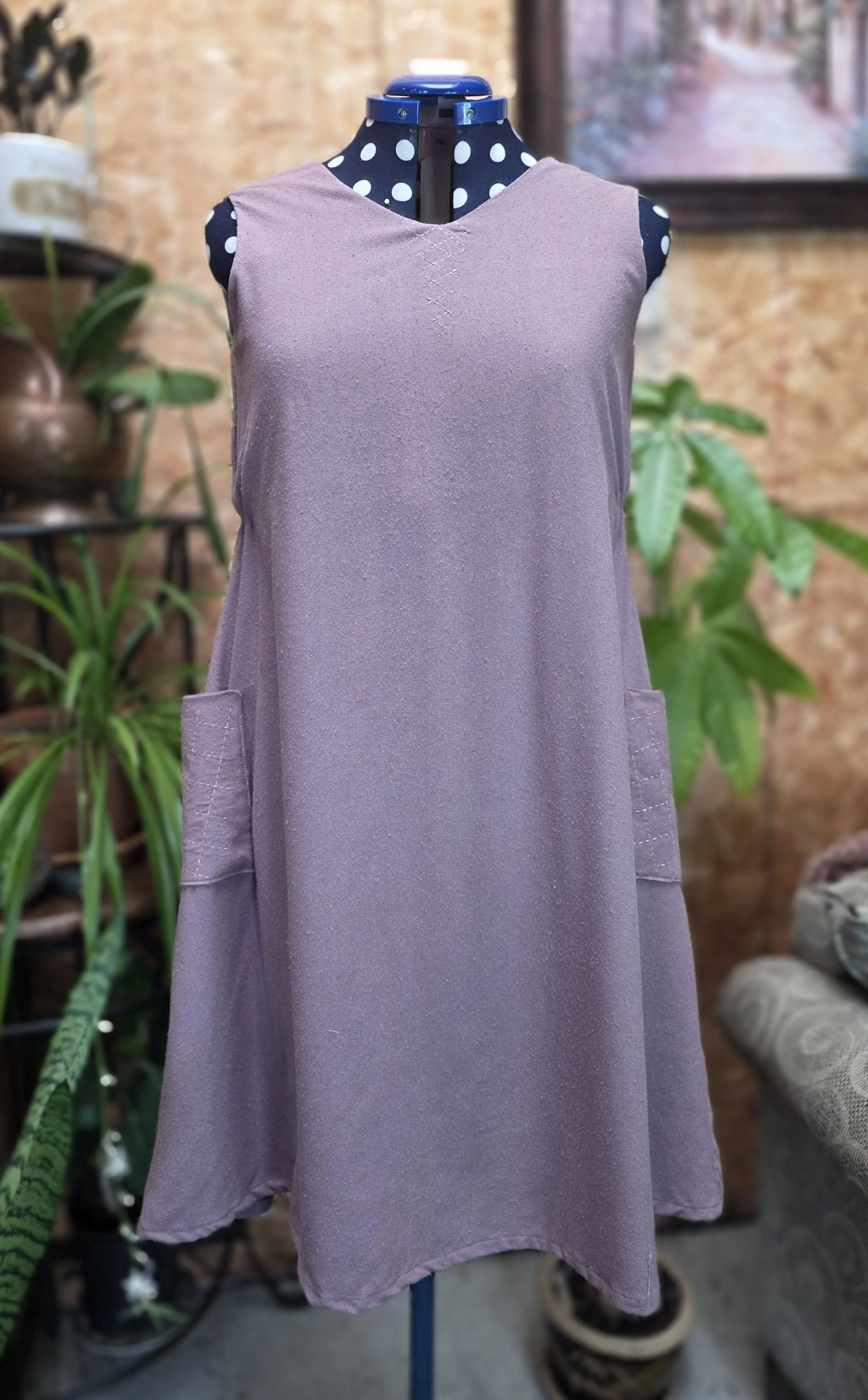 Vineyard Dress in Raw Silk