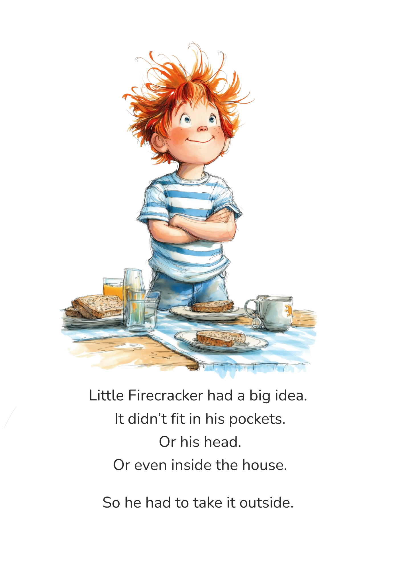 Little Firecracker has a big idea