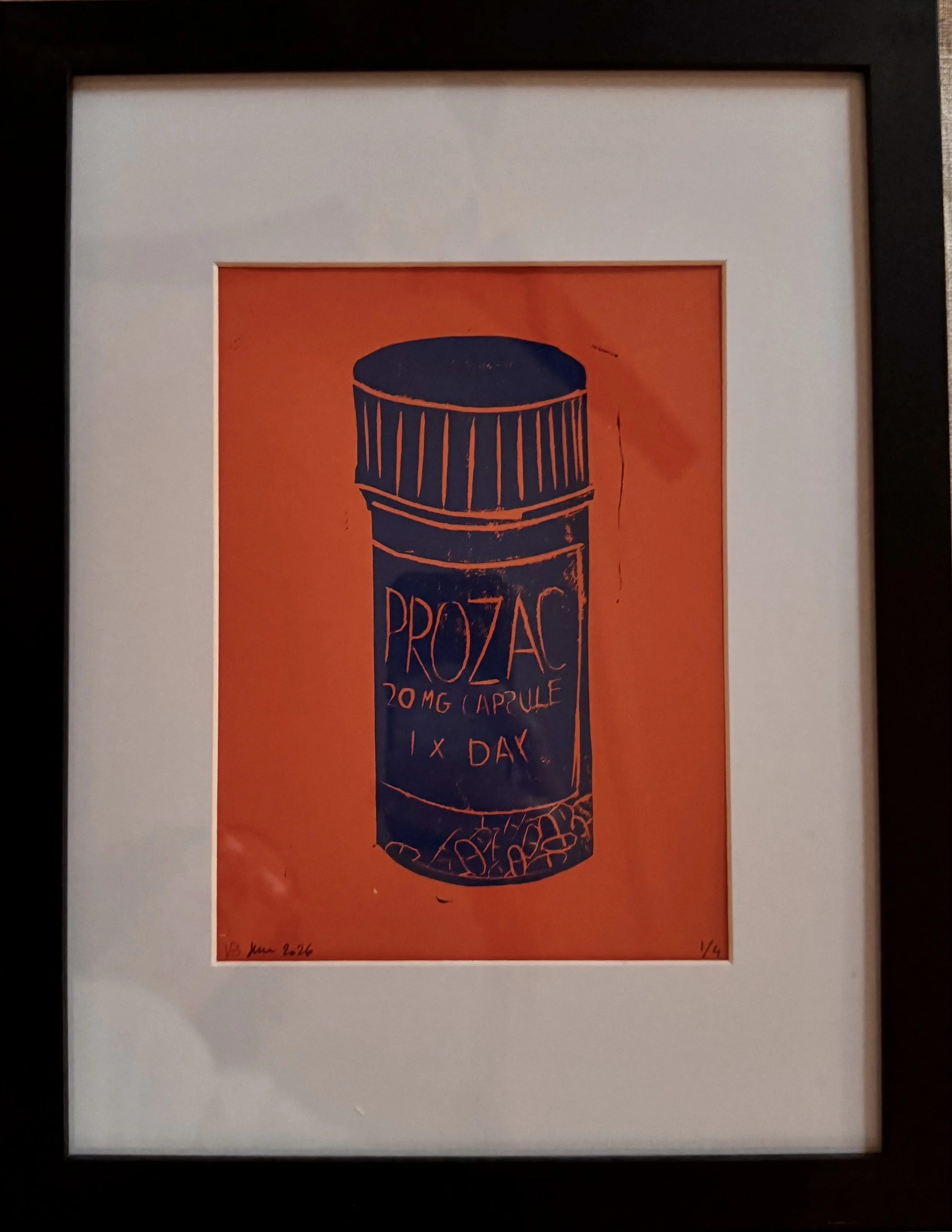 Prozac, limited-Edition Framed Print