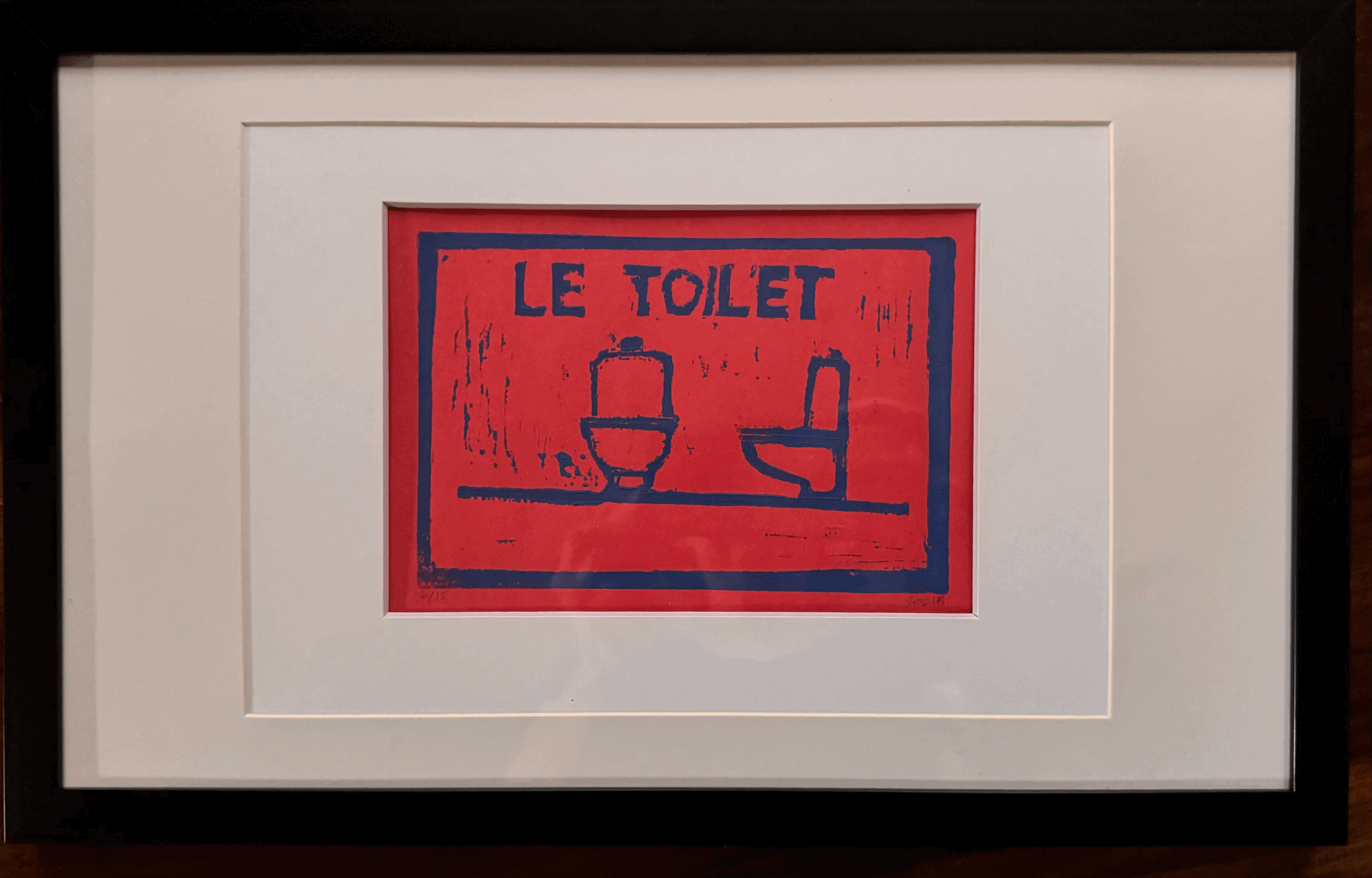 Le Toilet, (small version)