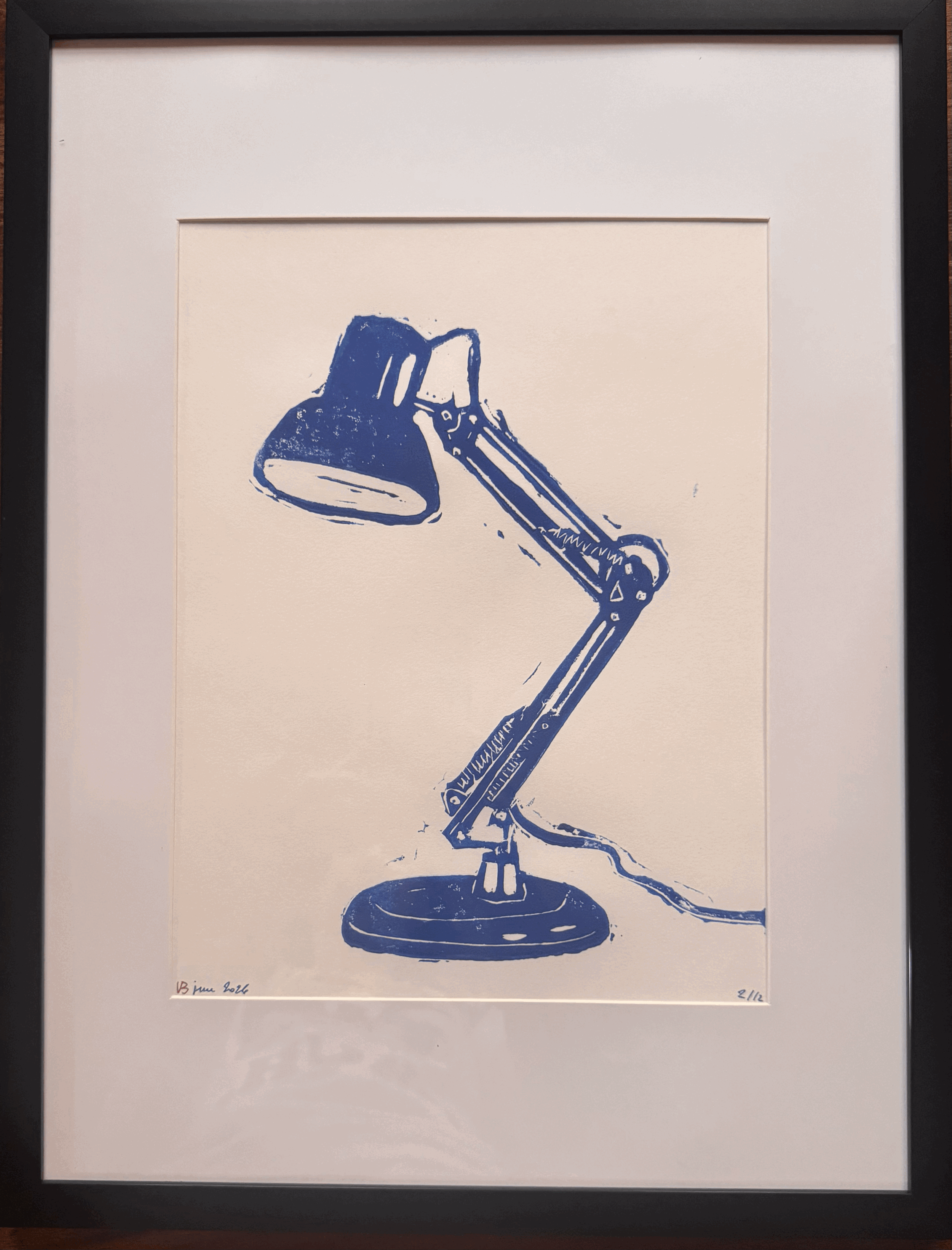 Architect lamp print