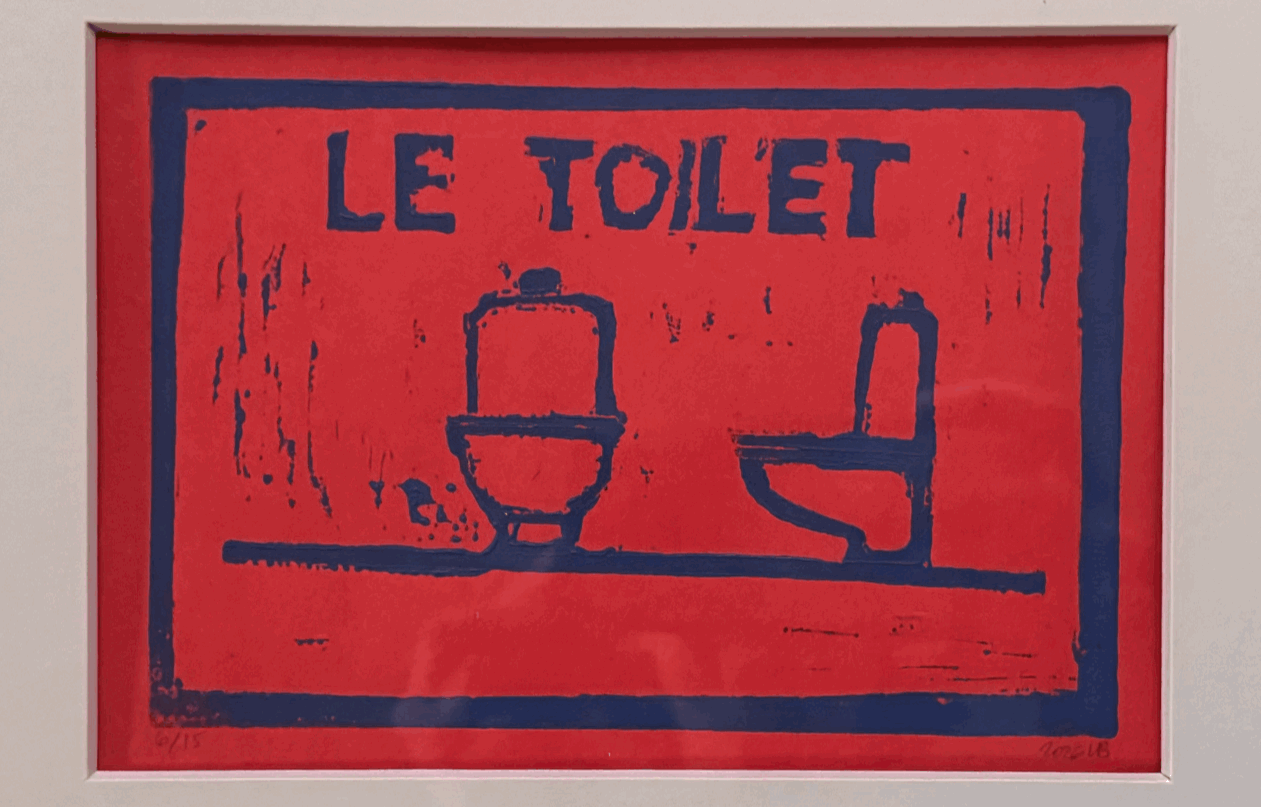 Le Toilet, (small version)