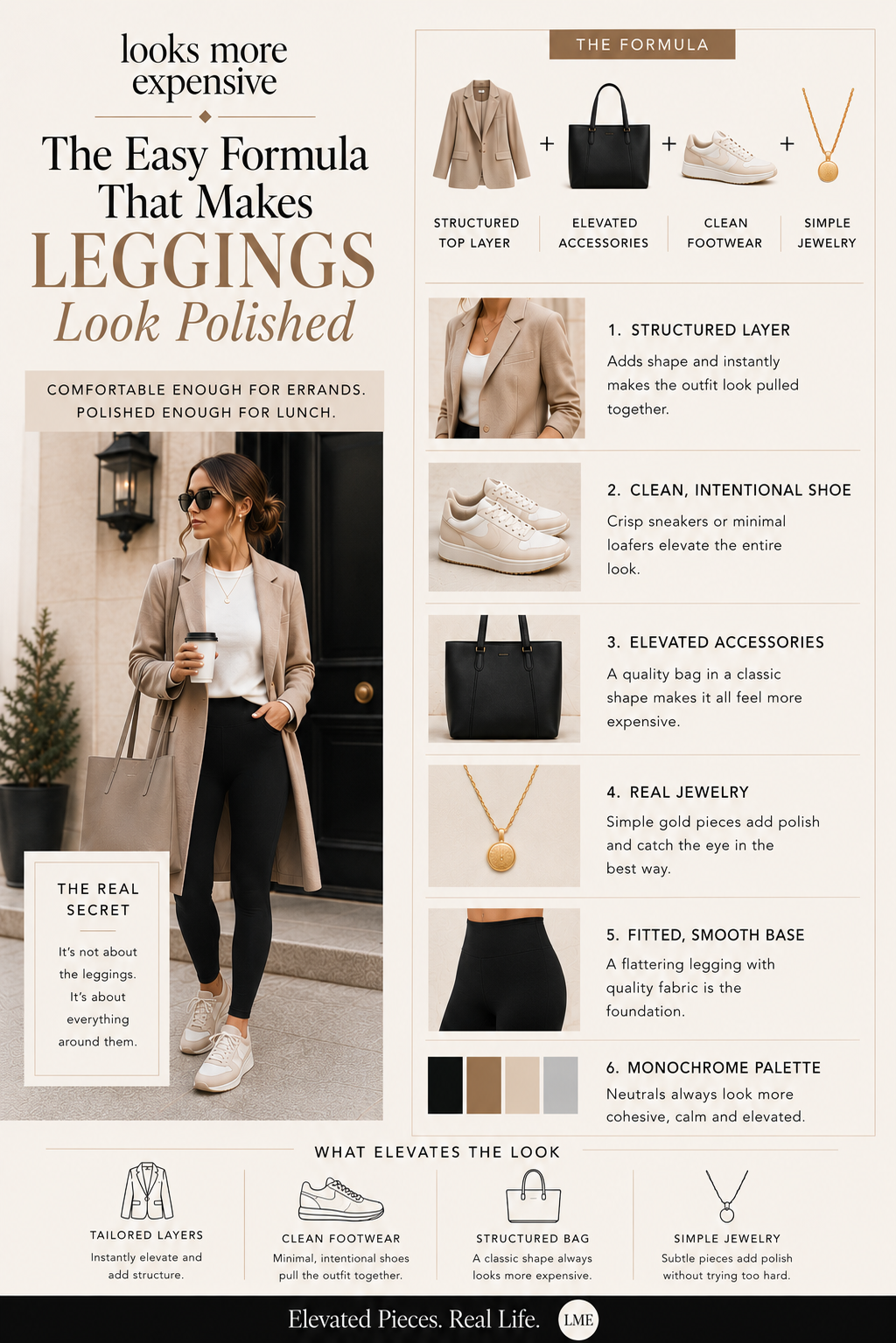 The Easy Formula That Makes Leggings Look Polished