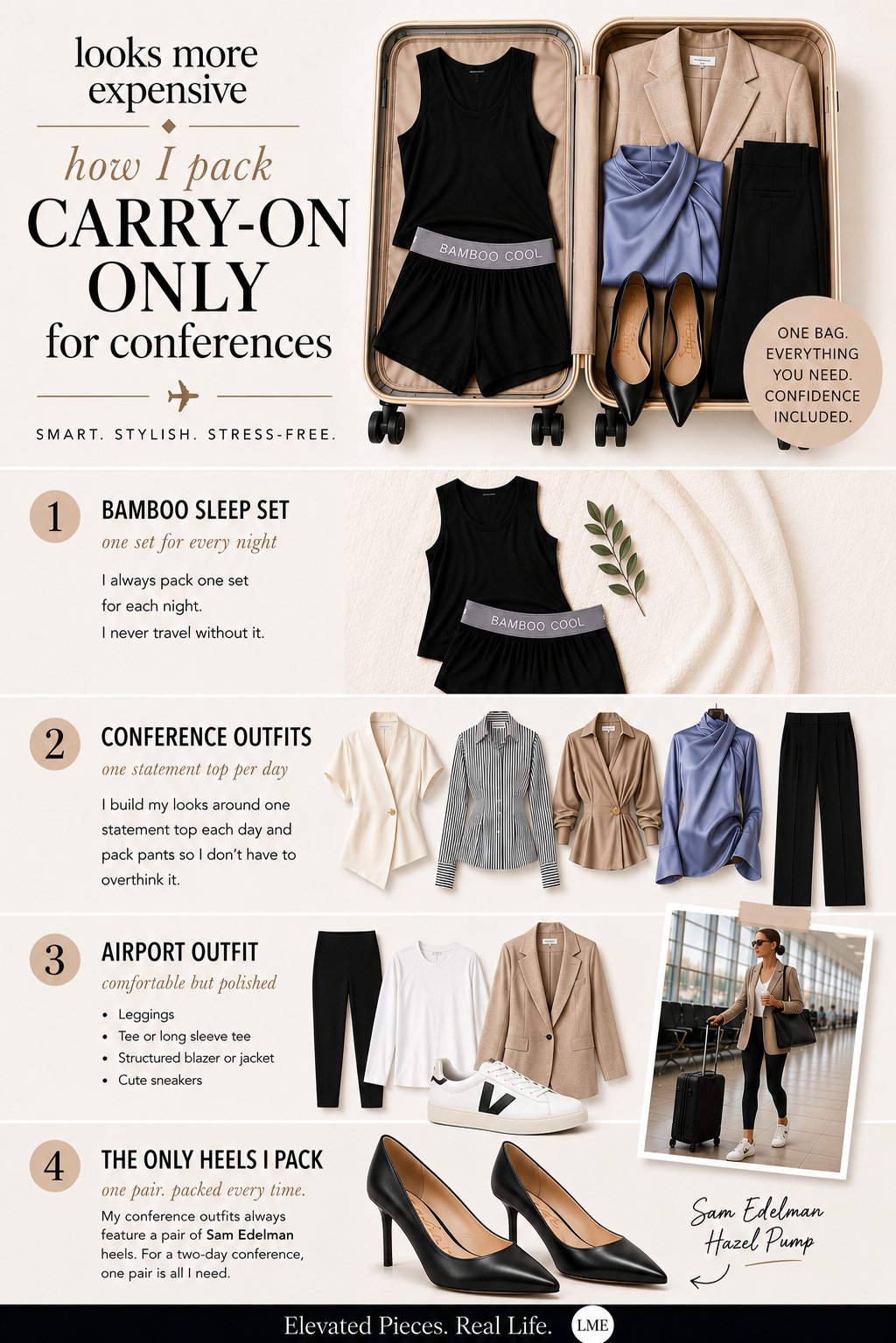 How I Pack Carry-On Only for Conferences