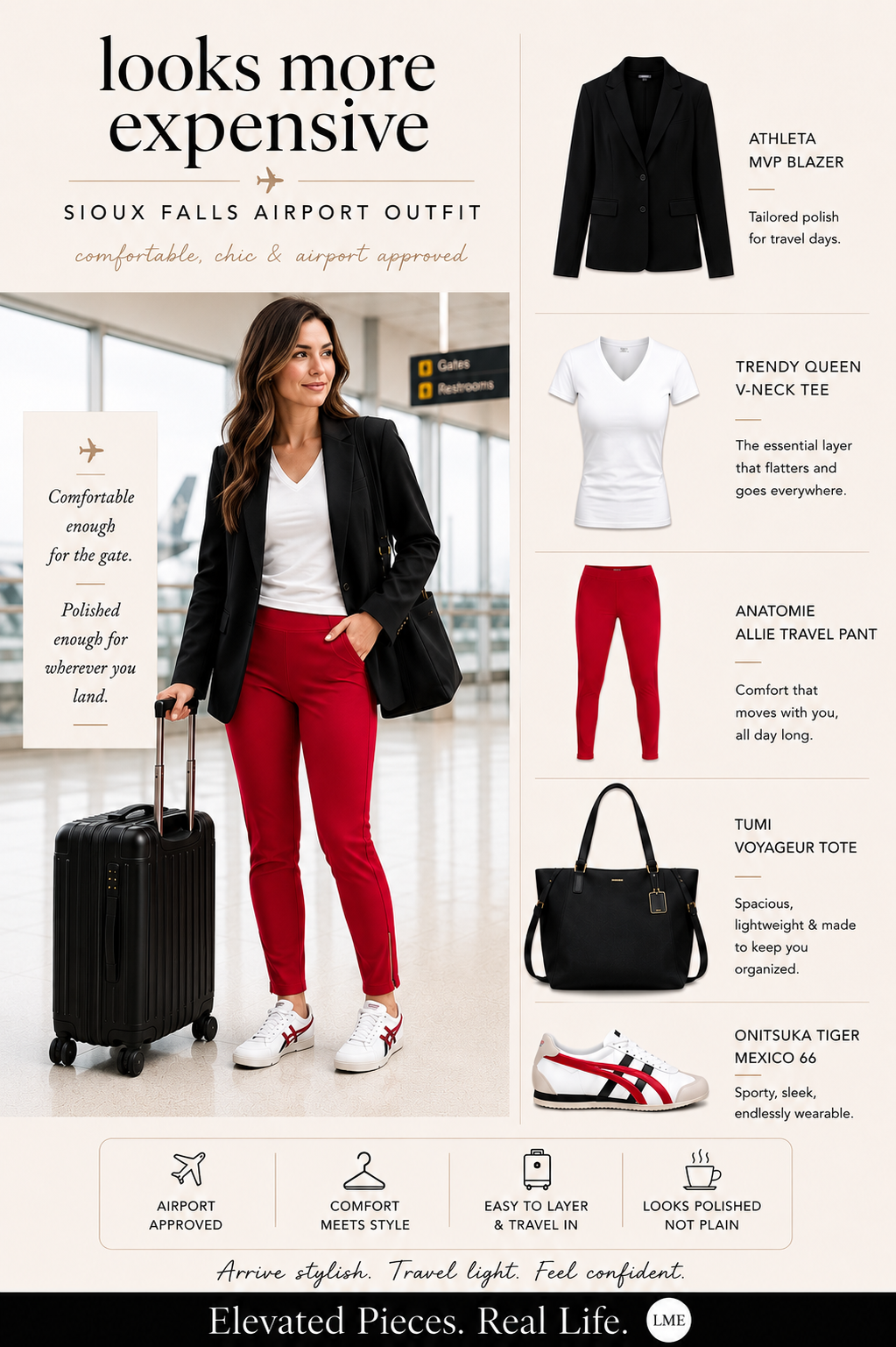 Sioux Falls Airport Outfit: Comfortable, Chic &amp; Summer-Ready