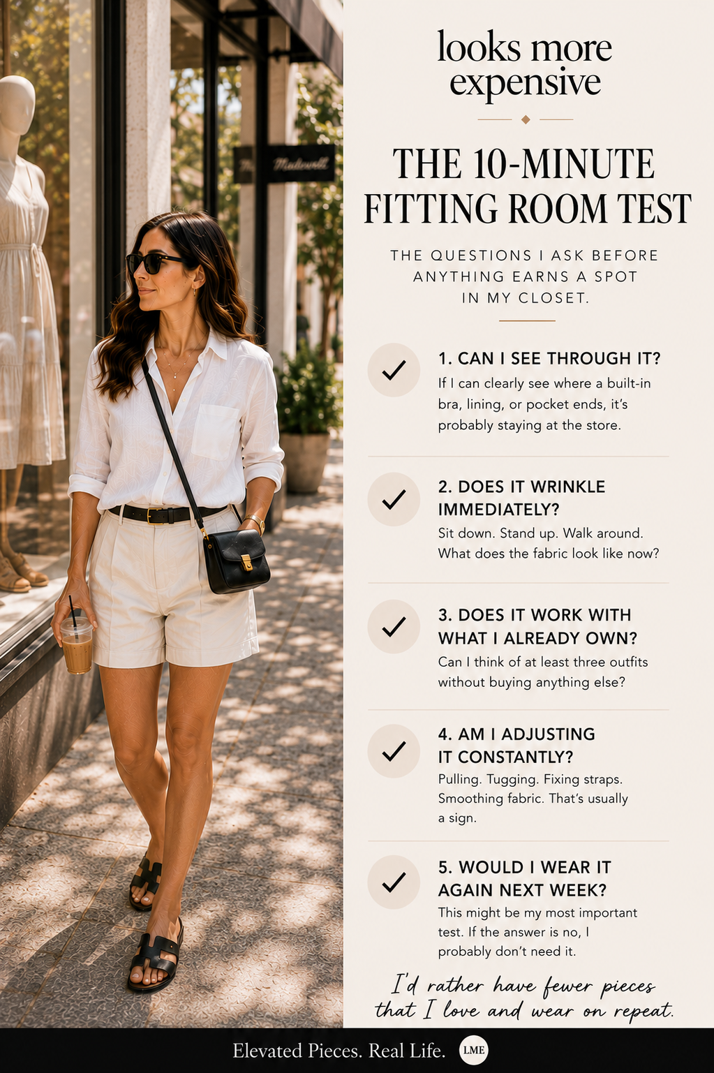 The 10-Minute Fitting Room Test