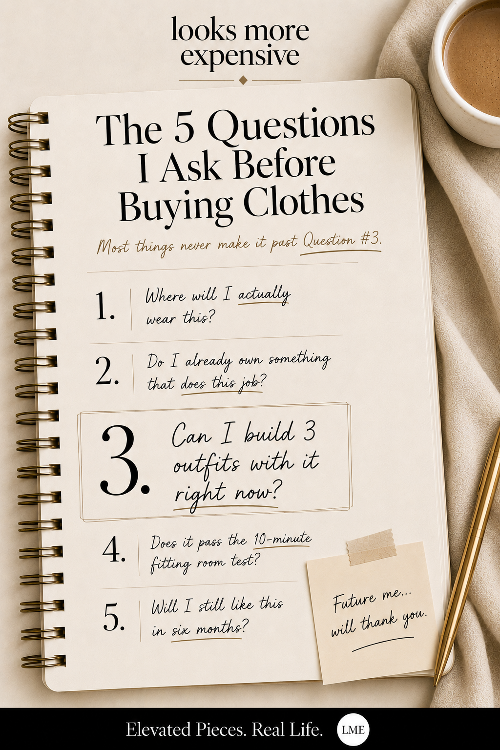 The 5 Questions I Ask Before Buying Clothes