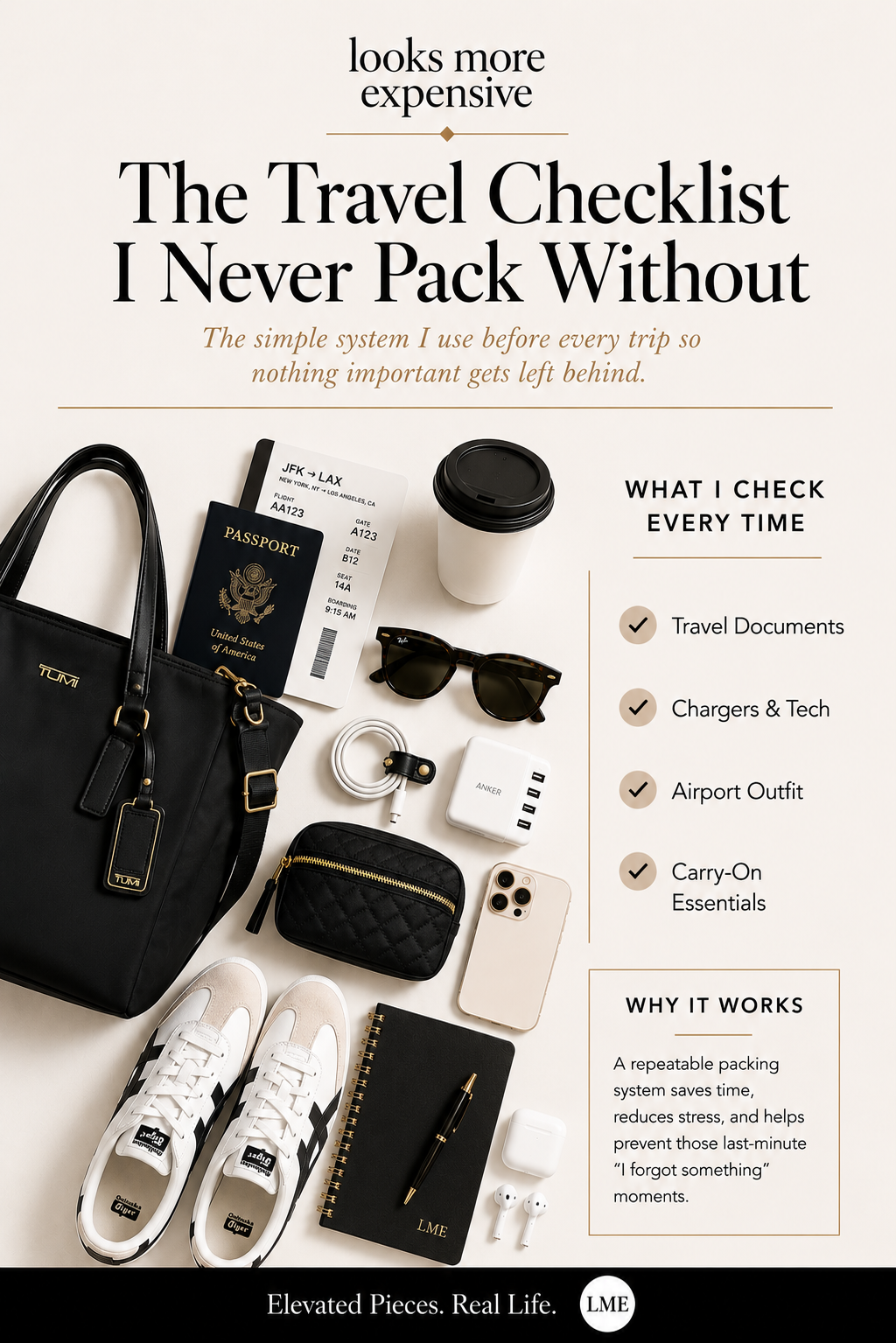 The Travel Checklist I Never Pack Without