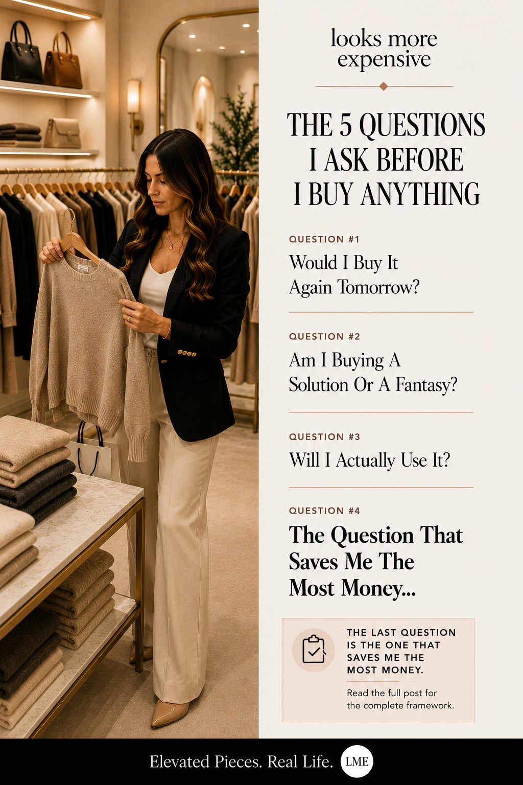 The 5 Questions I Ask Before I Buy Anything