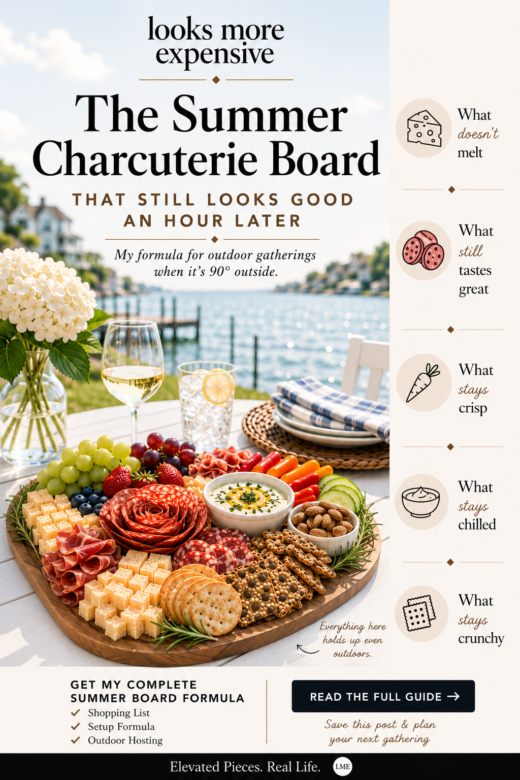 The Summer Charcuterie Board That Still Looks Good an Hour Later
