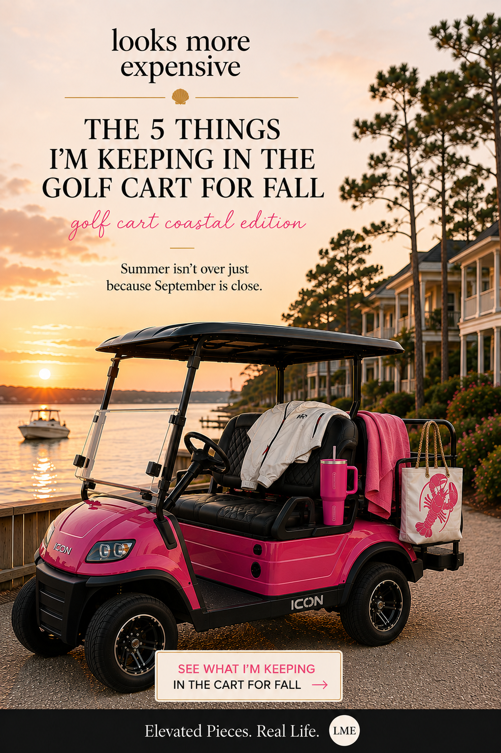 The 5 Things I’m Keeping in the Golf Cart for Fall
