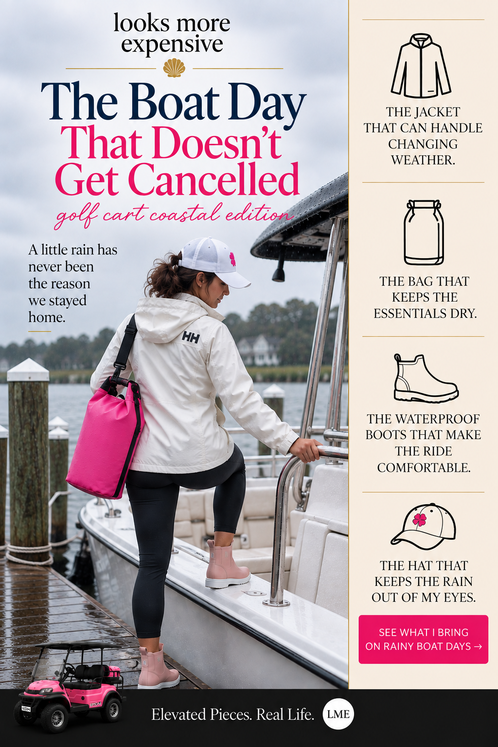 The Boat Day That Doesn't Get Cancelled: Golf Cart Coastal Edition