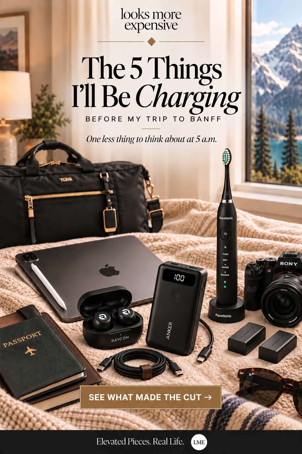 The 5 Things I'll Be Charging Before My Trip to Banff