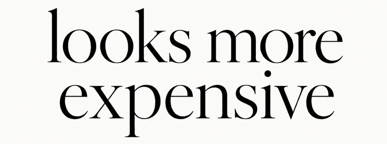 looks more expense