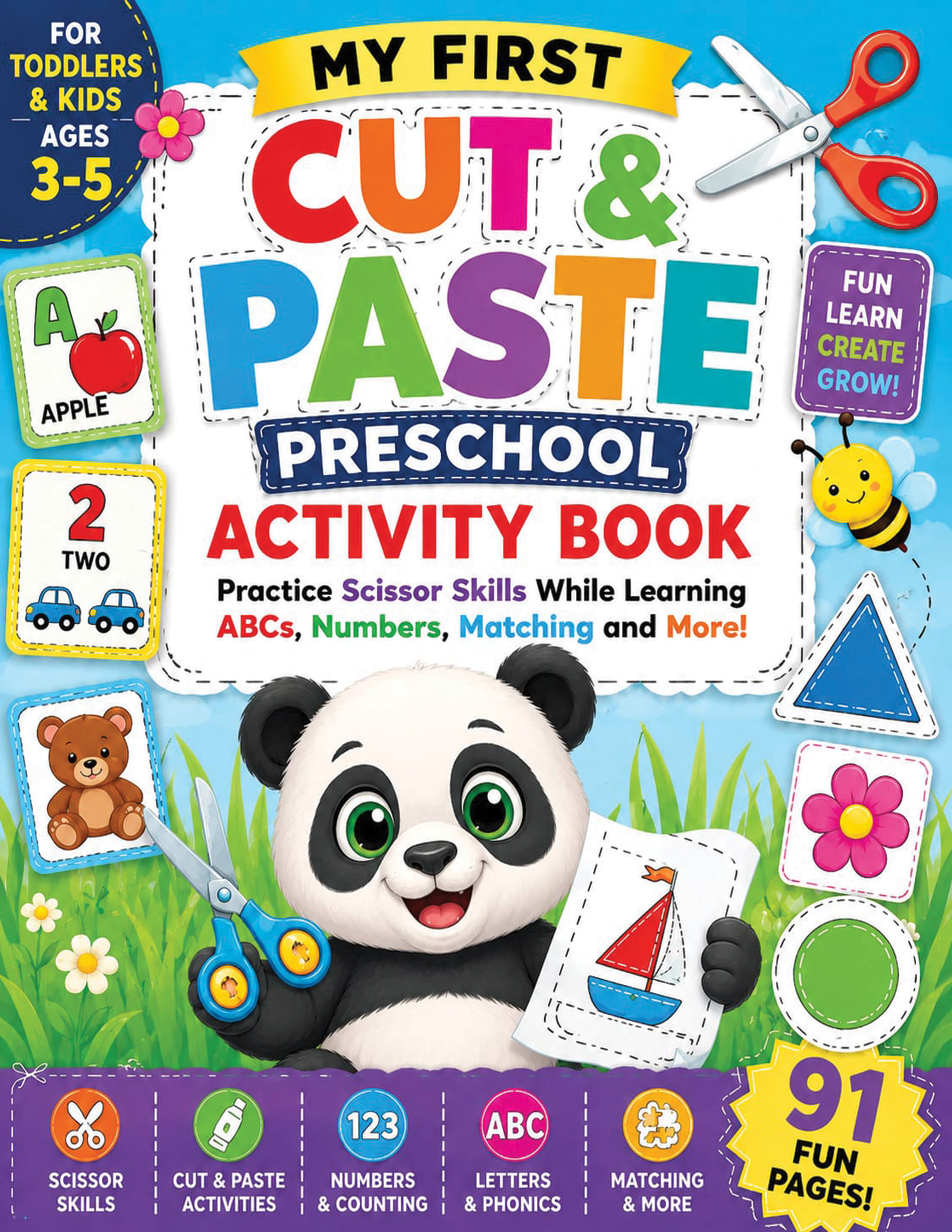 My First Cut & Paste Preschool Activity Book