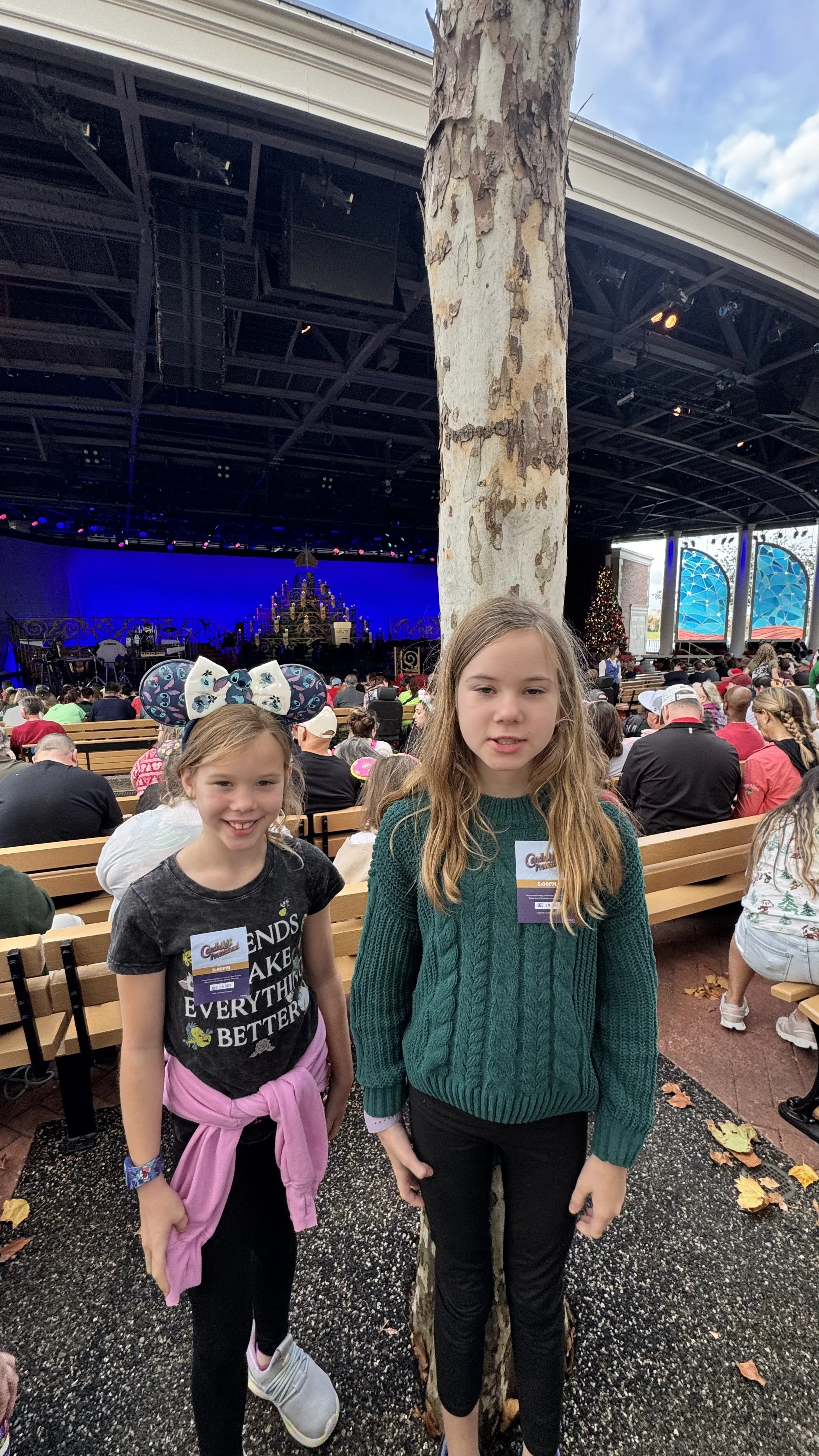 Epcot has one of our favorite Christmas events, the Candlelight Processional. 