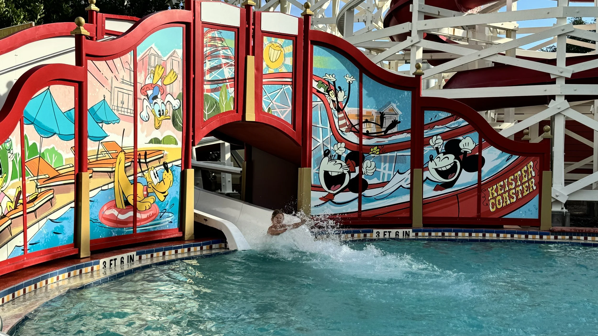 Pool break at Walt Disney World