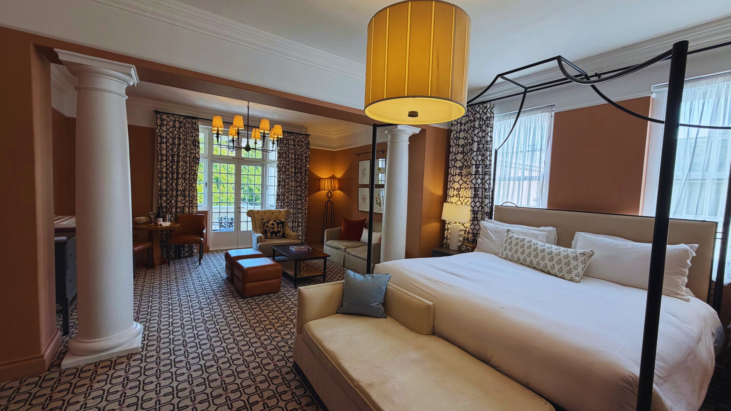Suites at the Belmond Mount Nelson are stunning with details