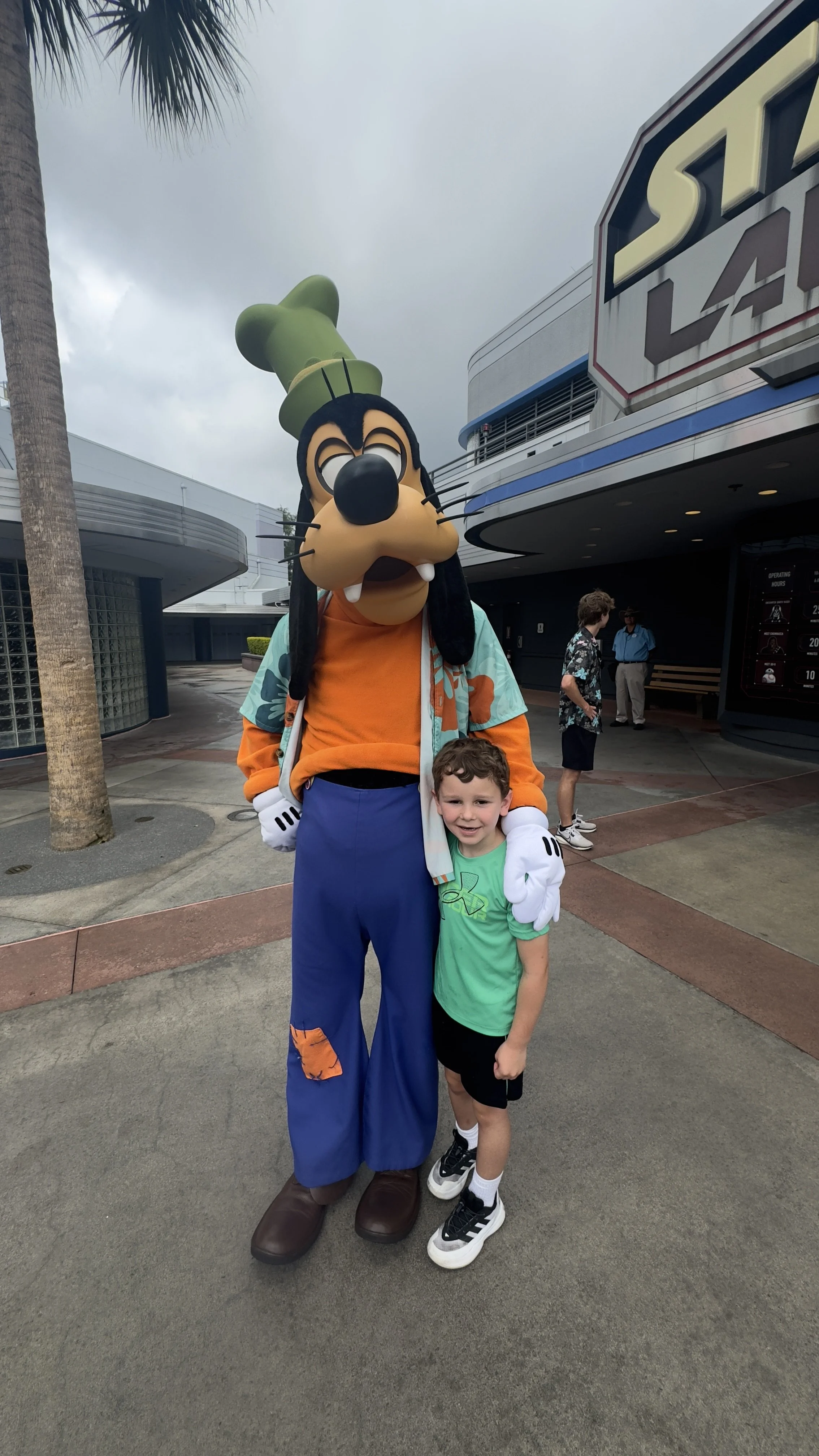 Jed and Goofy at Hollywood Studios
