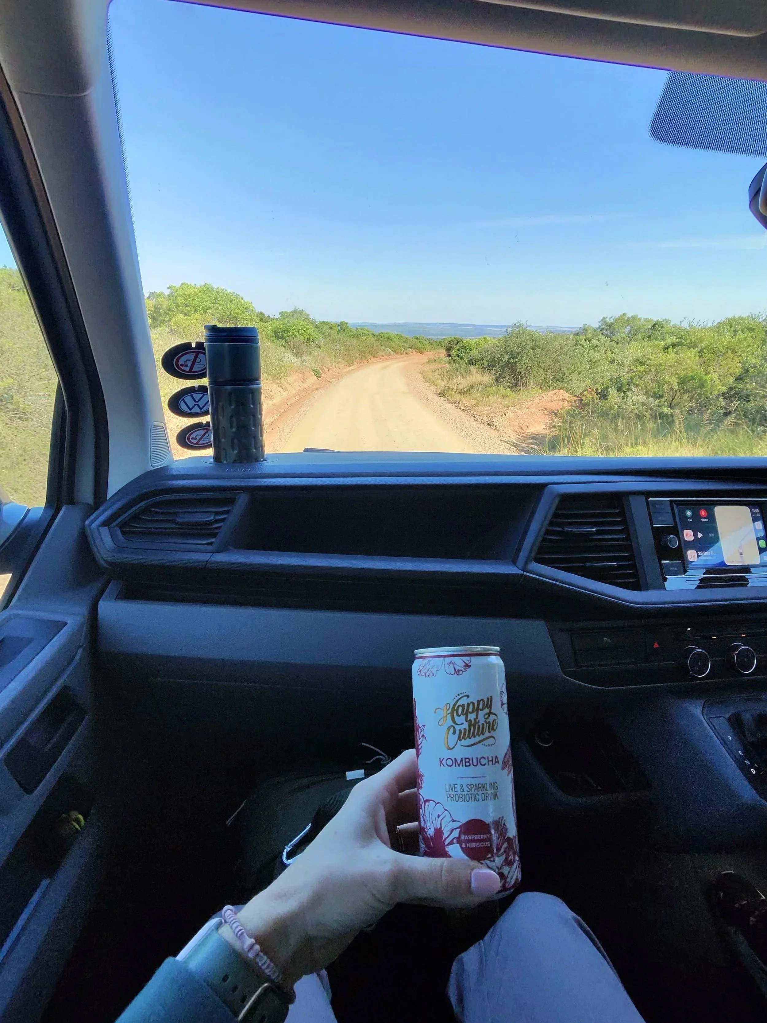 Kombucha in hand and road trip ready for the Garden Route