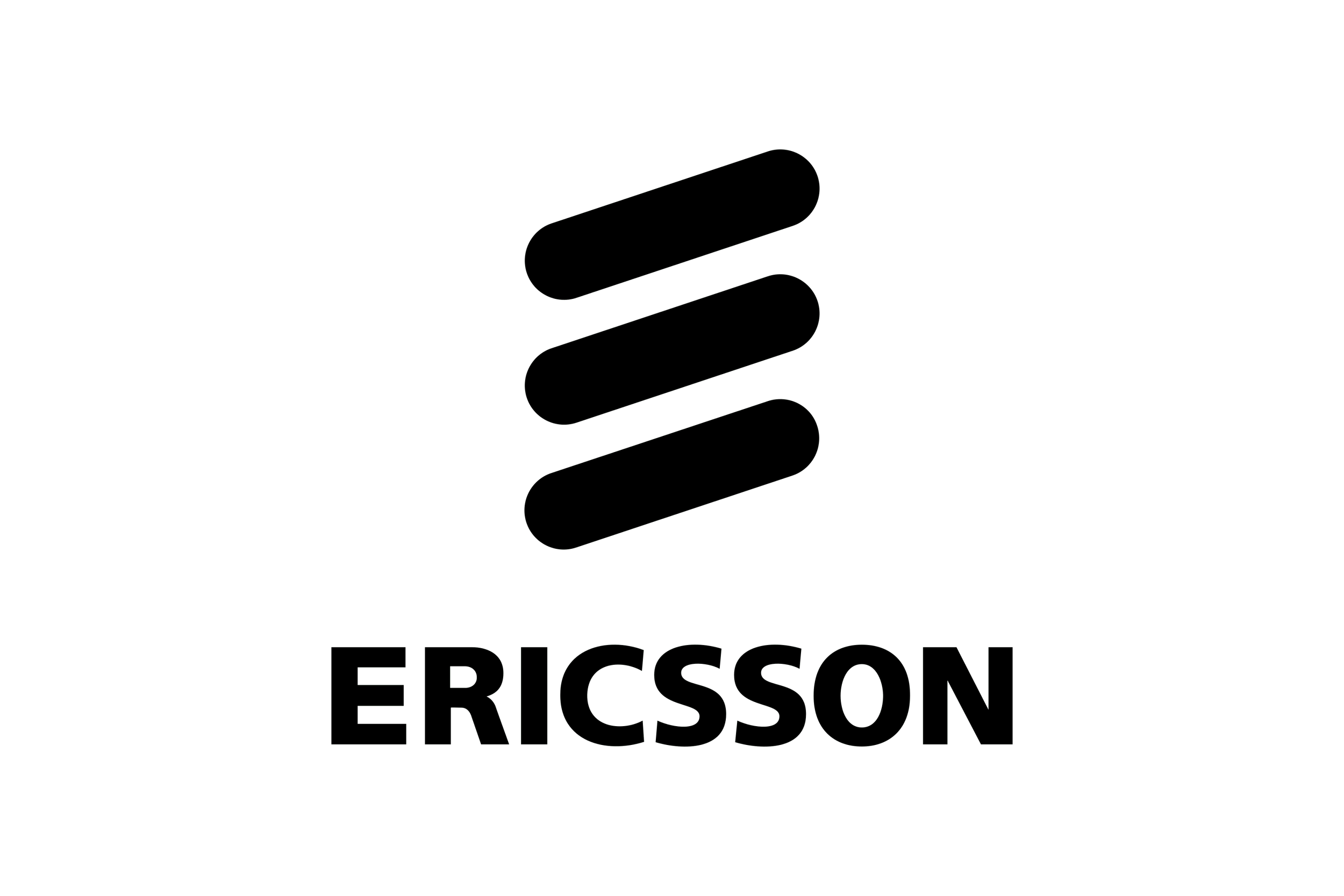 Line drawing of a spring with the words 'Ericsson' underneath.