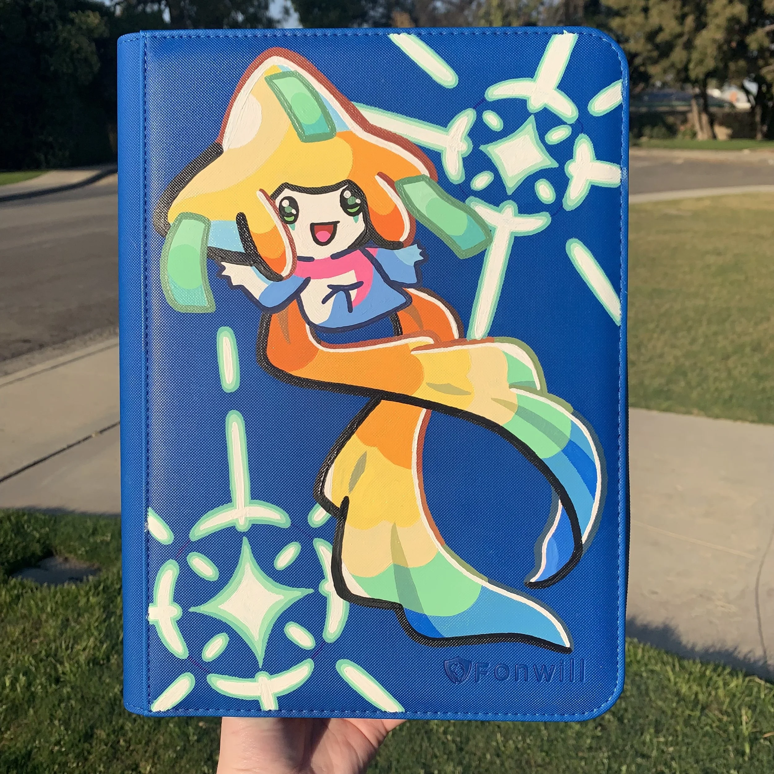 Jirachi Painted Binder
