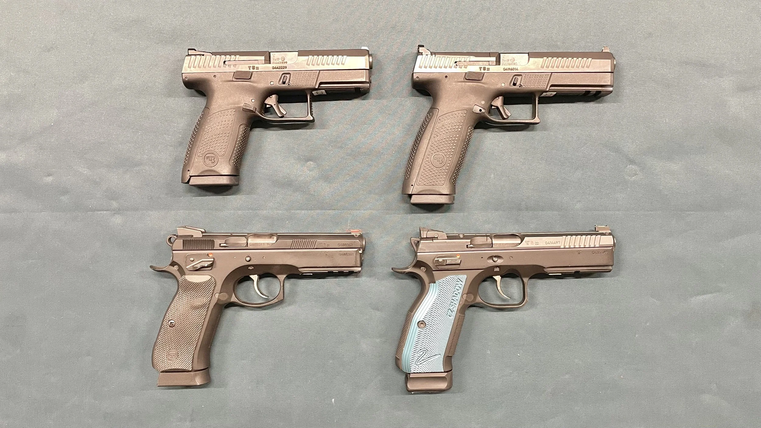 CZ P-10 C & F, SP-01 Shadow ja Shadow 2 pistoolit