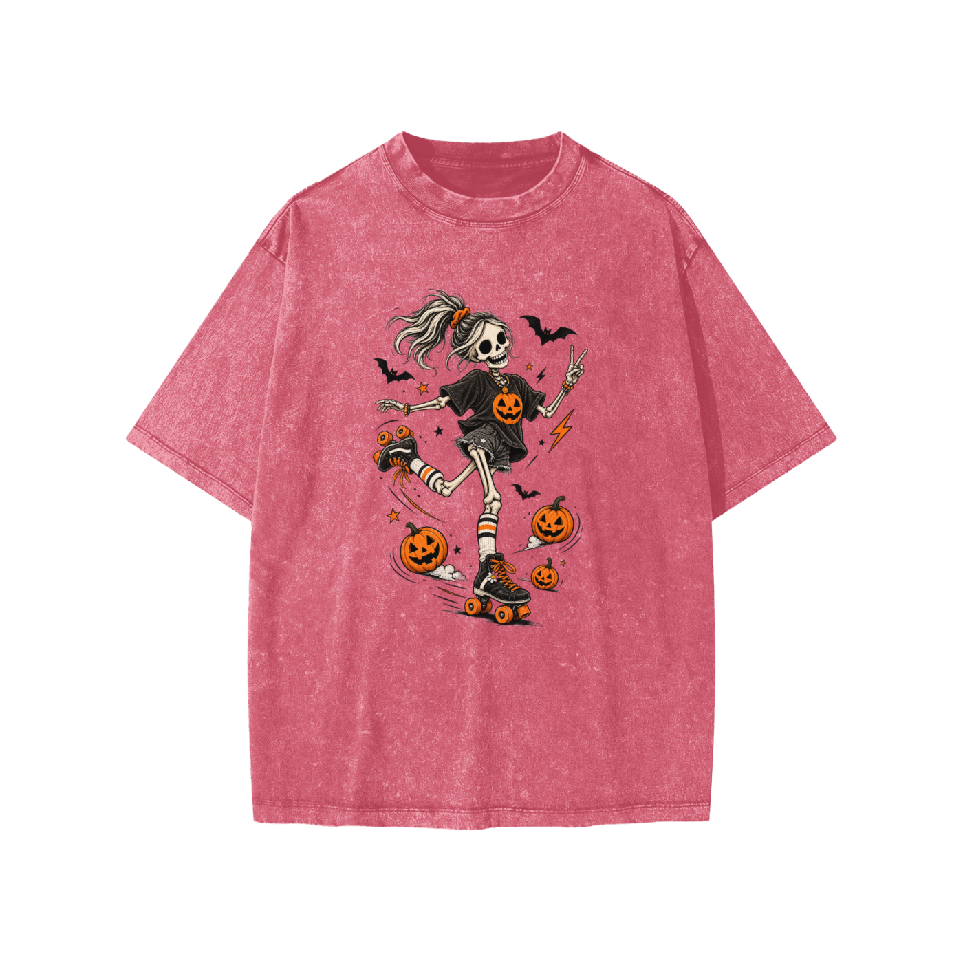 Halloween Kids Snow Washed T-Shirt