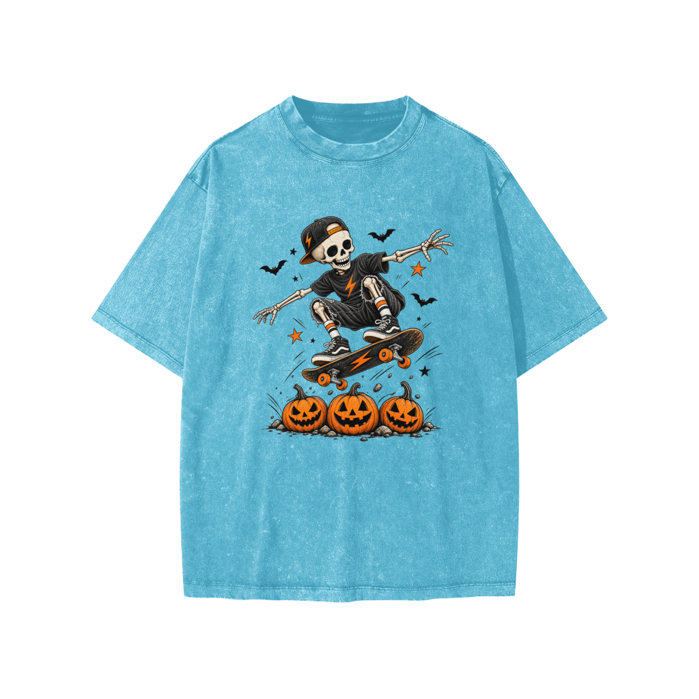 Halloween Kids Snow Washed T-Shirt