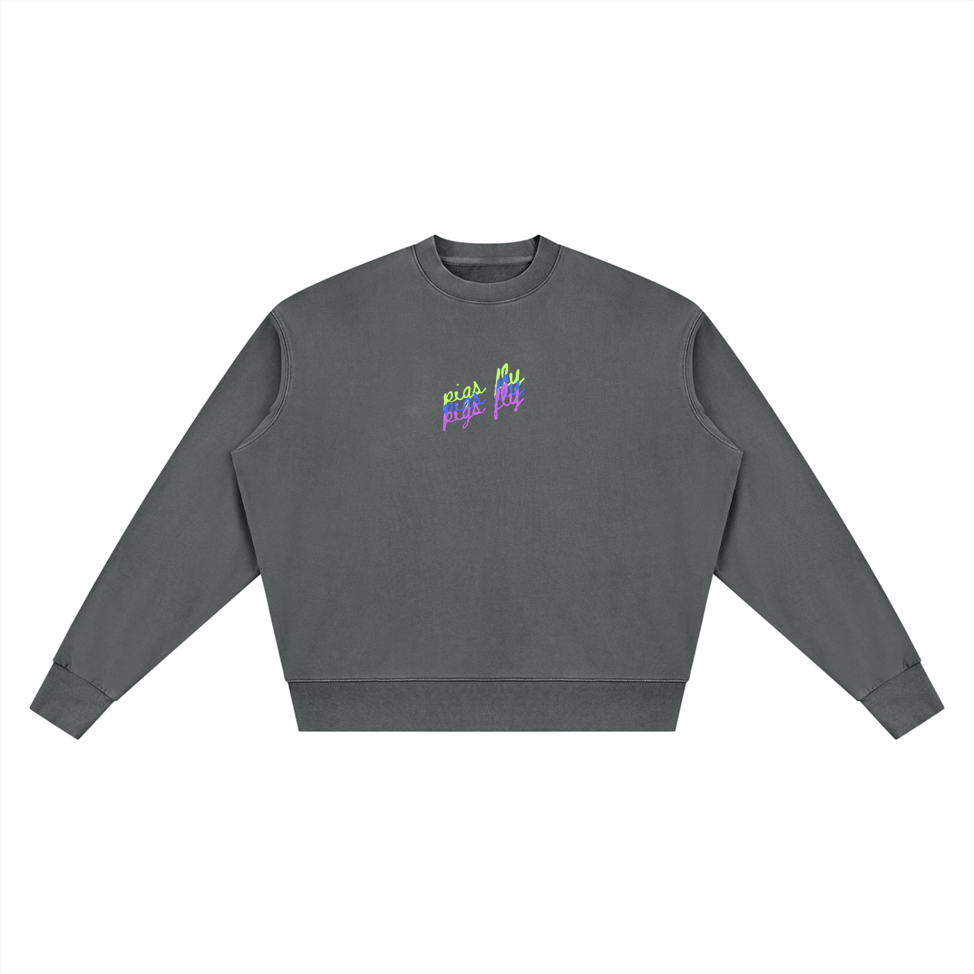 Pigs Fly Vintage Wash Crewneck Sweatshirt