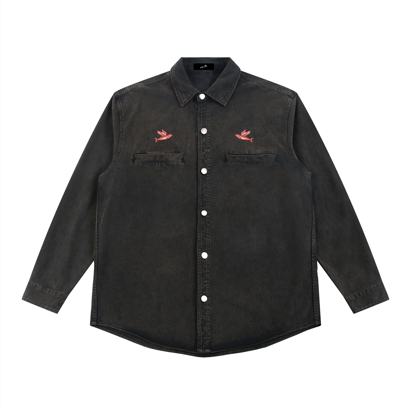 Denim Vintage Washed Heavyweight Sardine Button-Up
