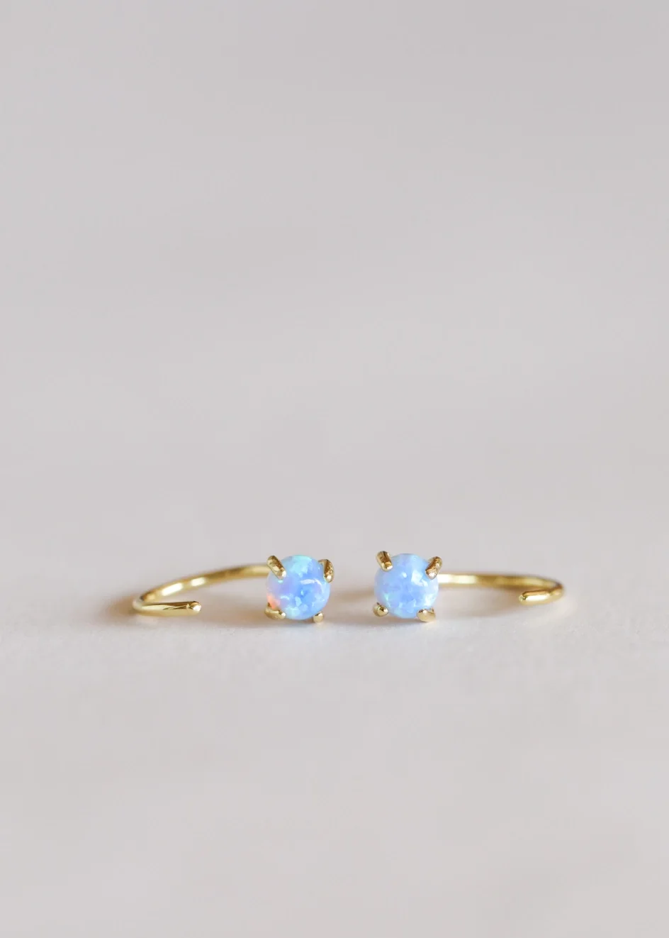 18K Gold-Plated Huggie Earrings