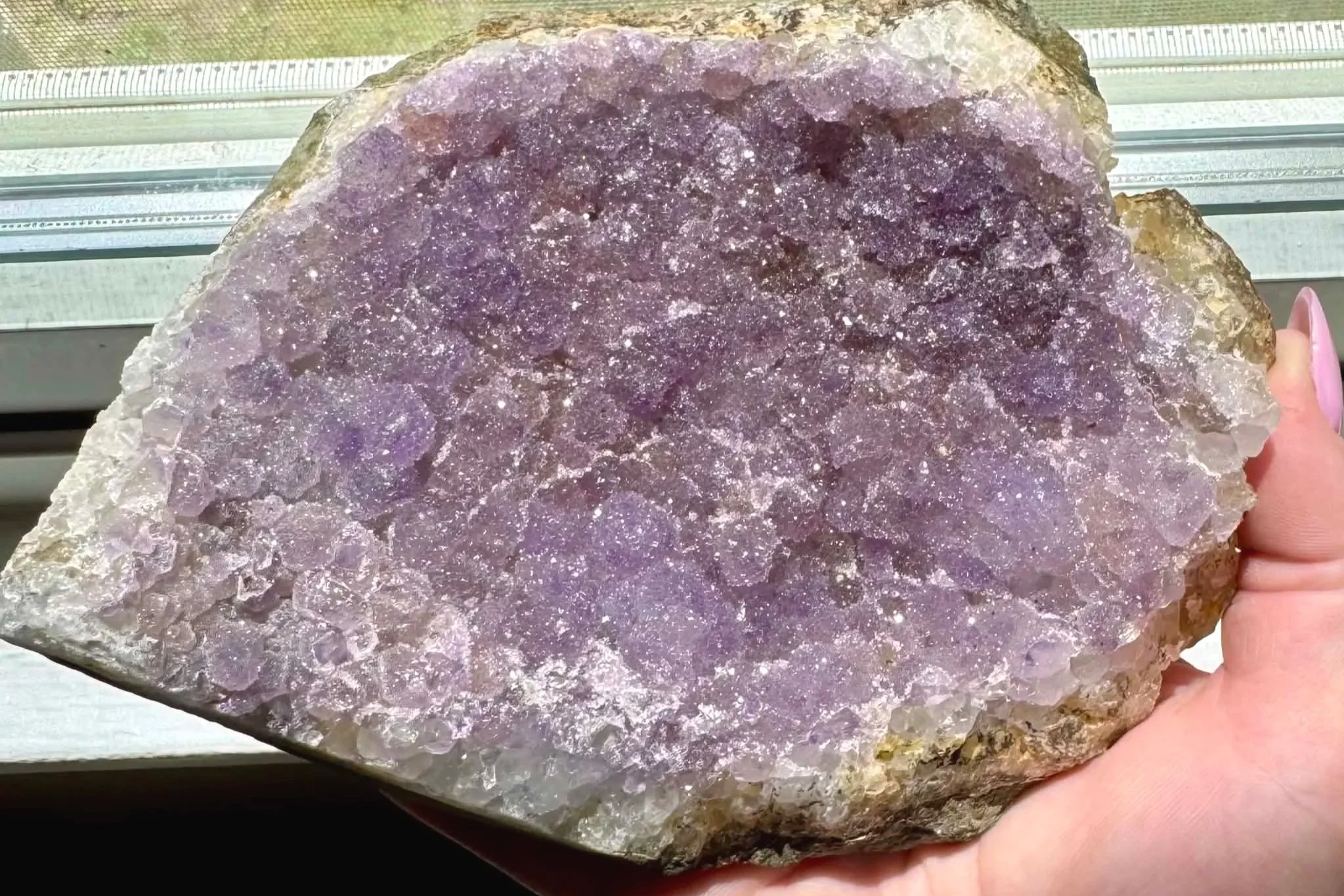 Sparkling Sugar Druzy Amethyst