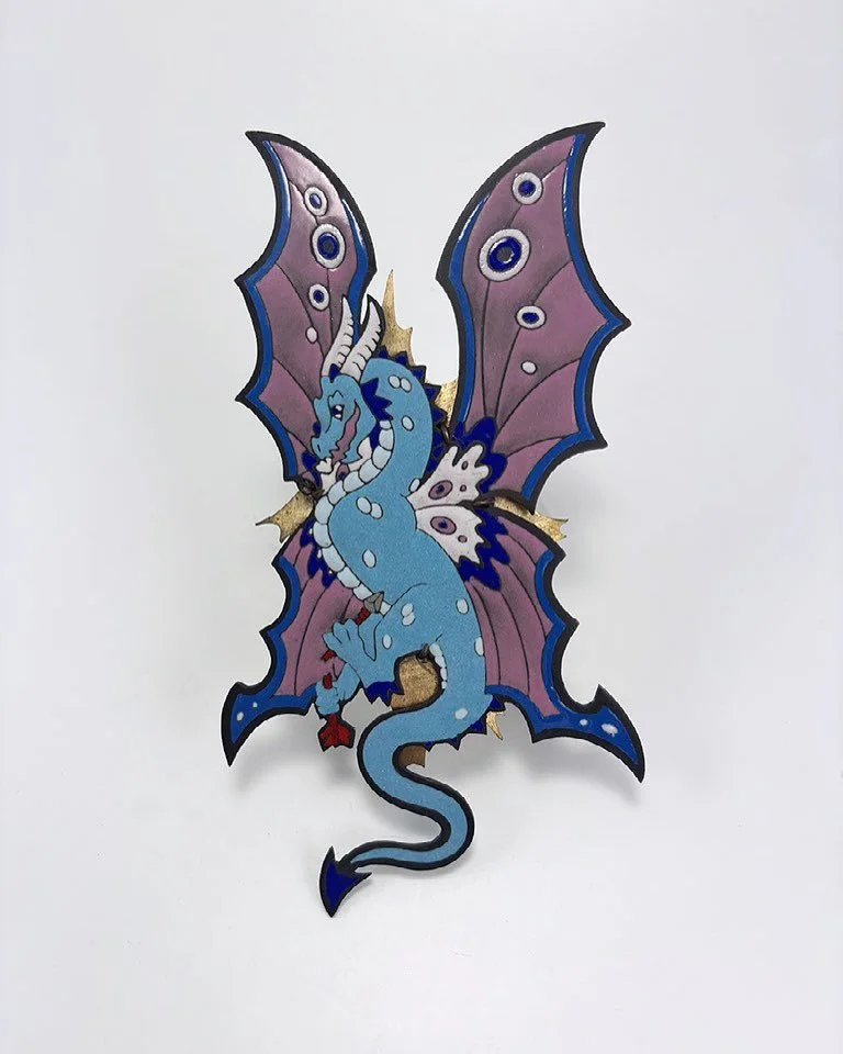 Happy late trans day of visibility! I&rsquo;m working on taking better pictures of previous work I&rsquo;ve made, and here is a brooch I made a few semesters ago. I made this brooch to show the passion I have for trans rights. It is my first champlev