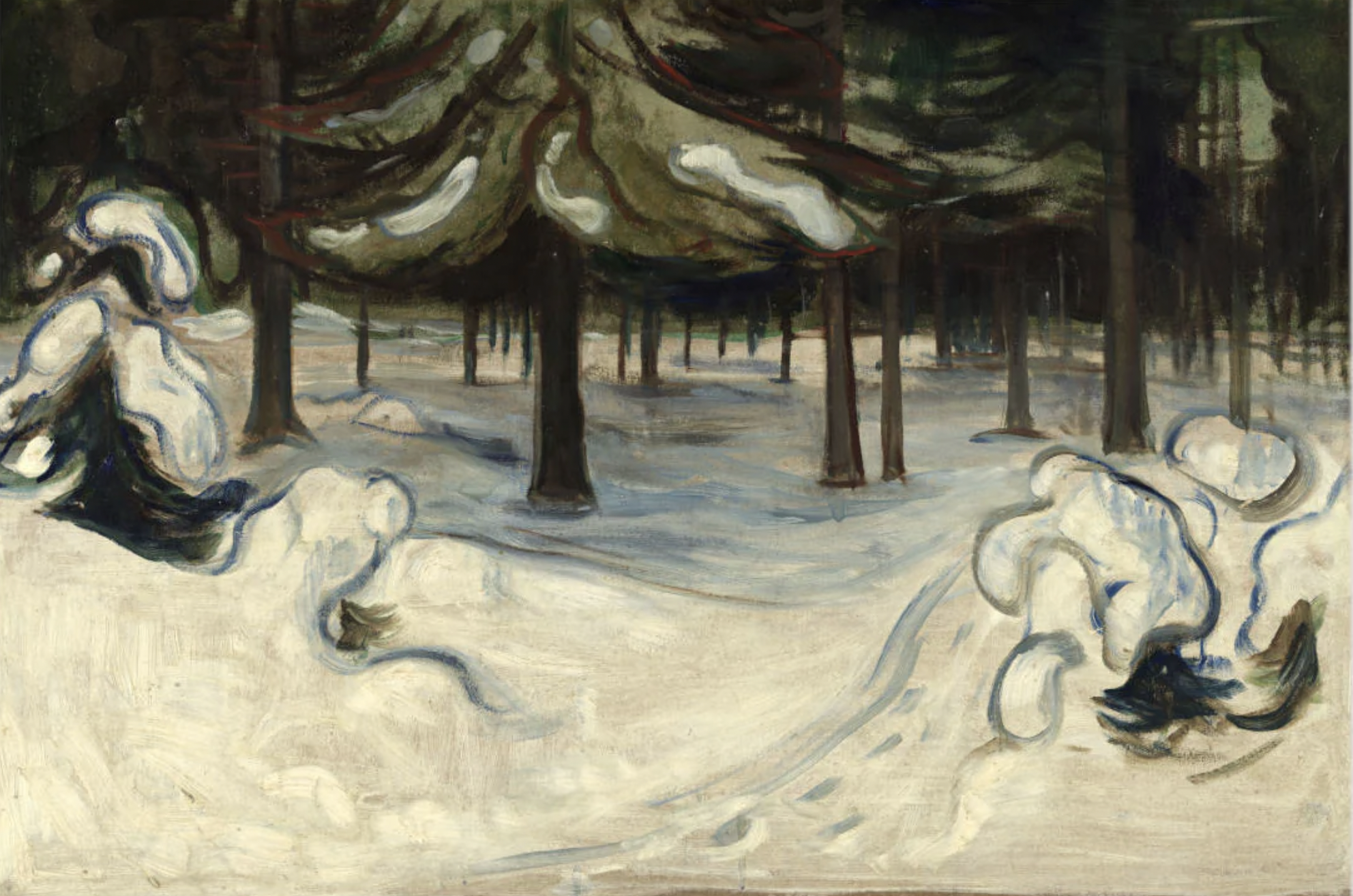 Winter by Edvard Munch, 1899
