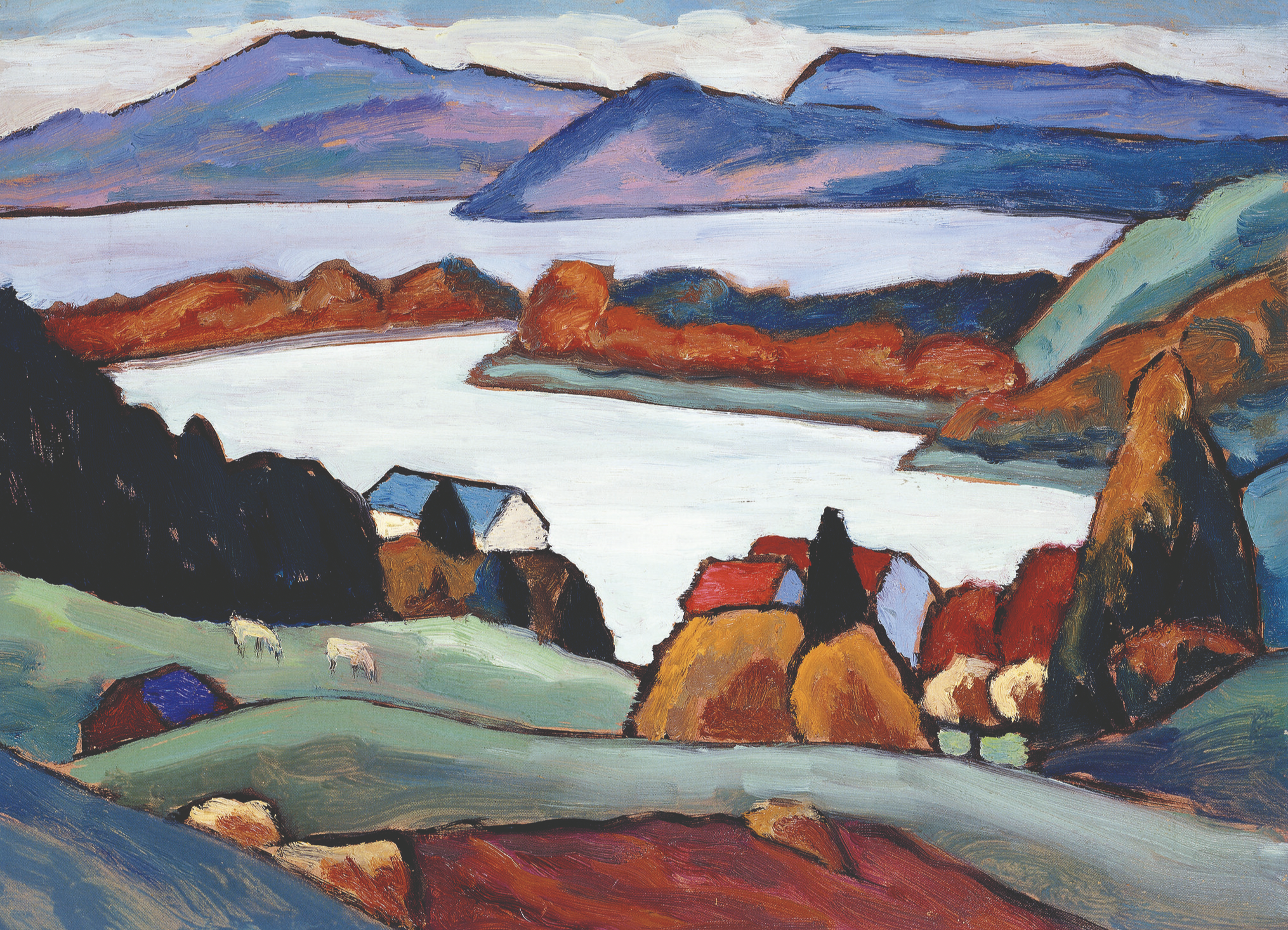 Staffelsee by Gabriele Muenter, 1935