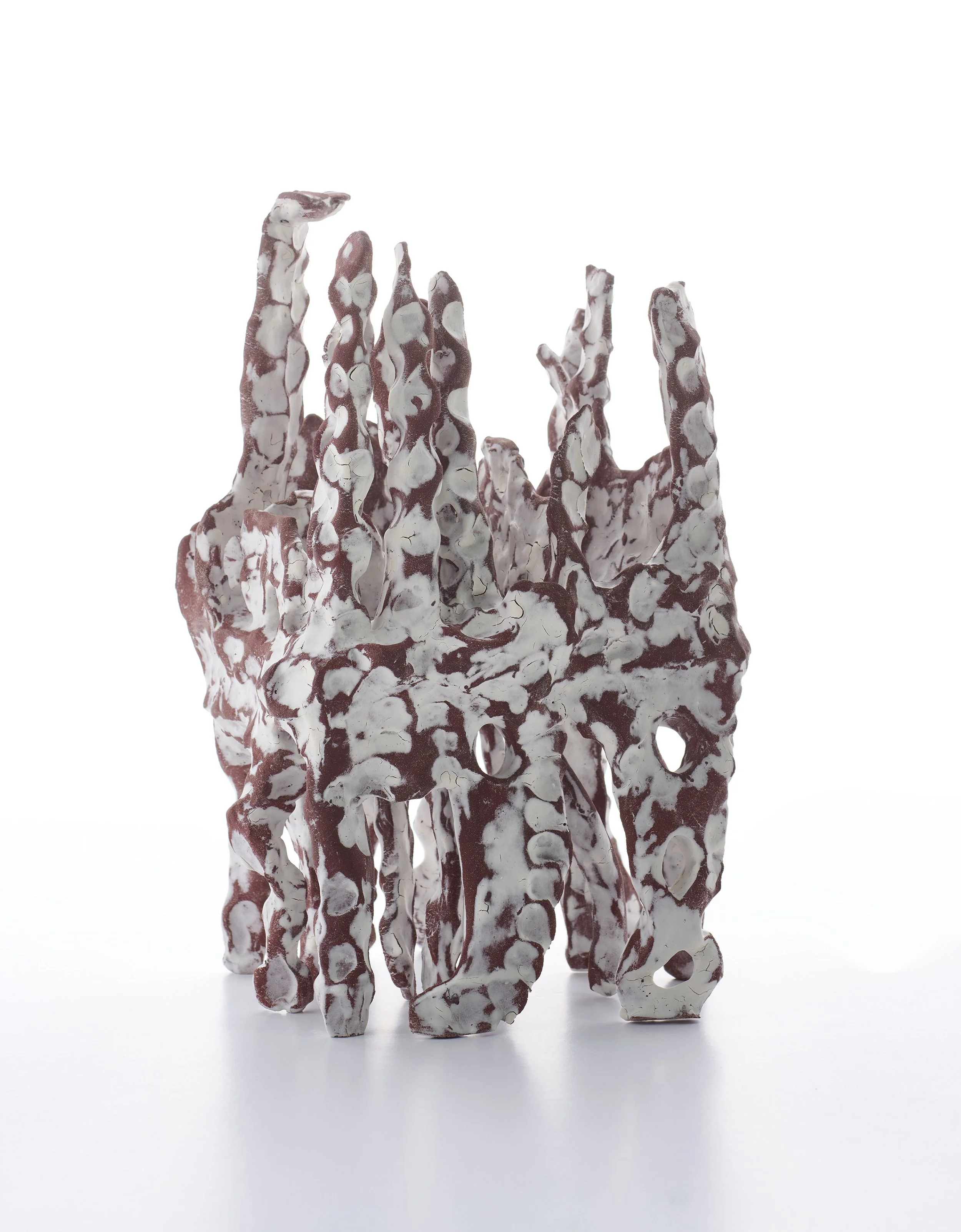 Extrapolation 4, 2024, stoneware and porcelain, 36cm x 30cm x 20cm
