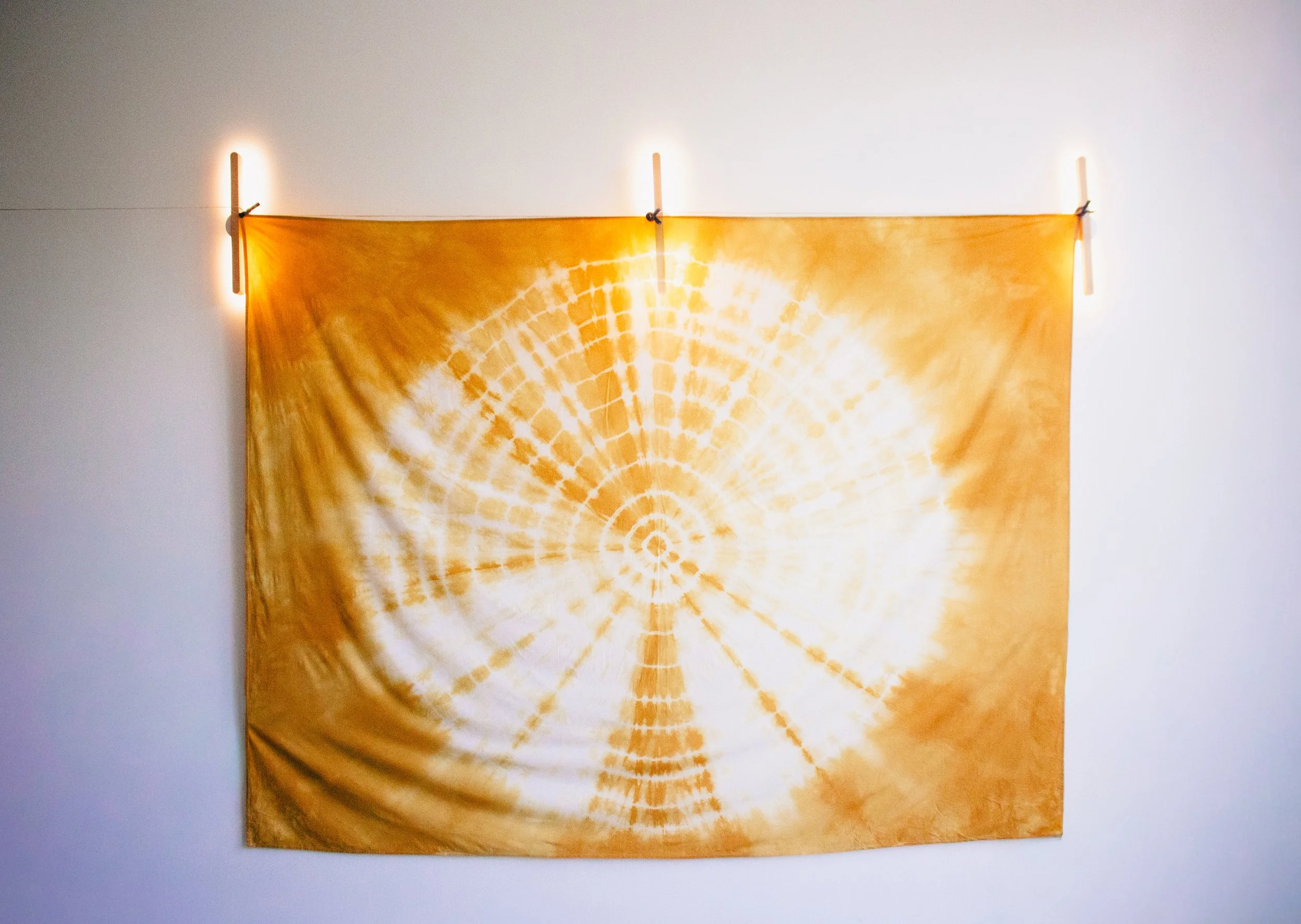 Sun light - Handmade Shibori Textile