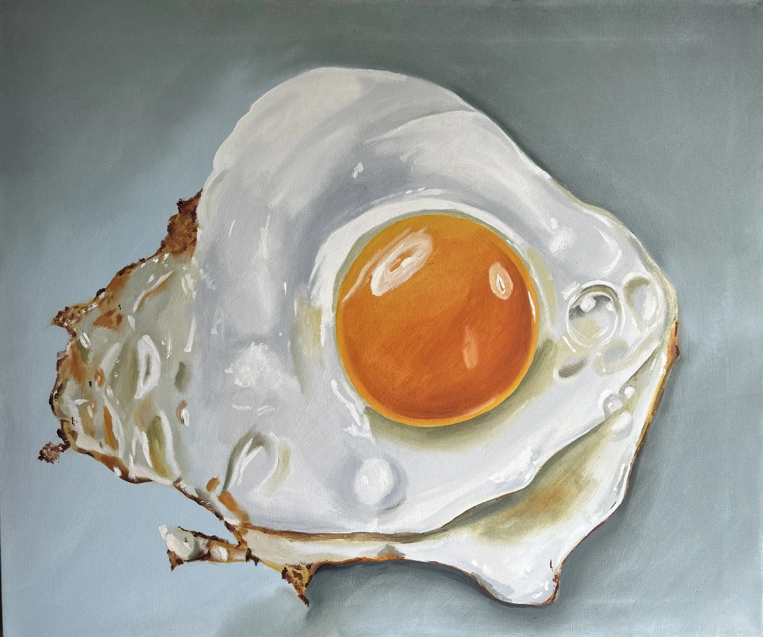 "Sunny Side Up", oil on canvas, X"xX"